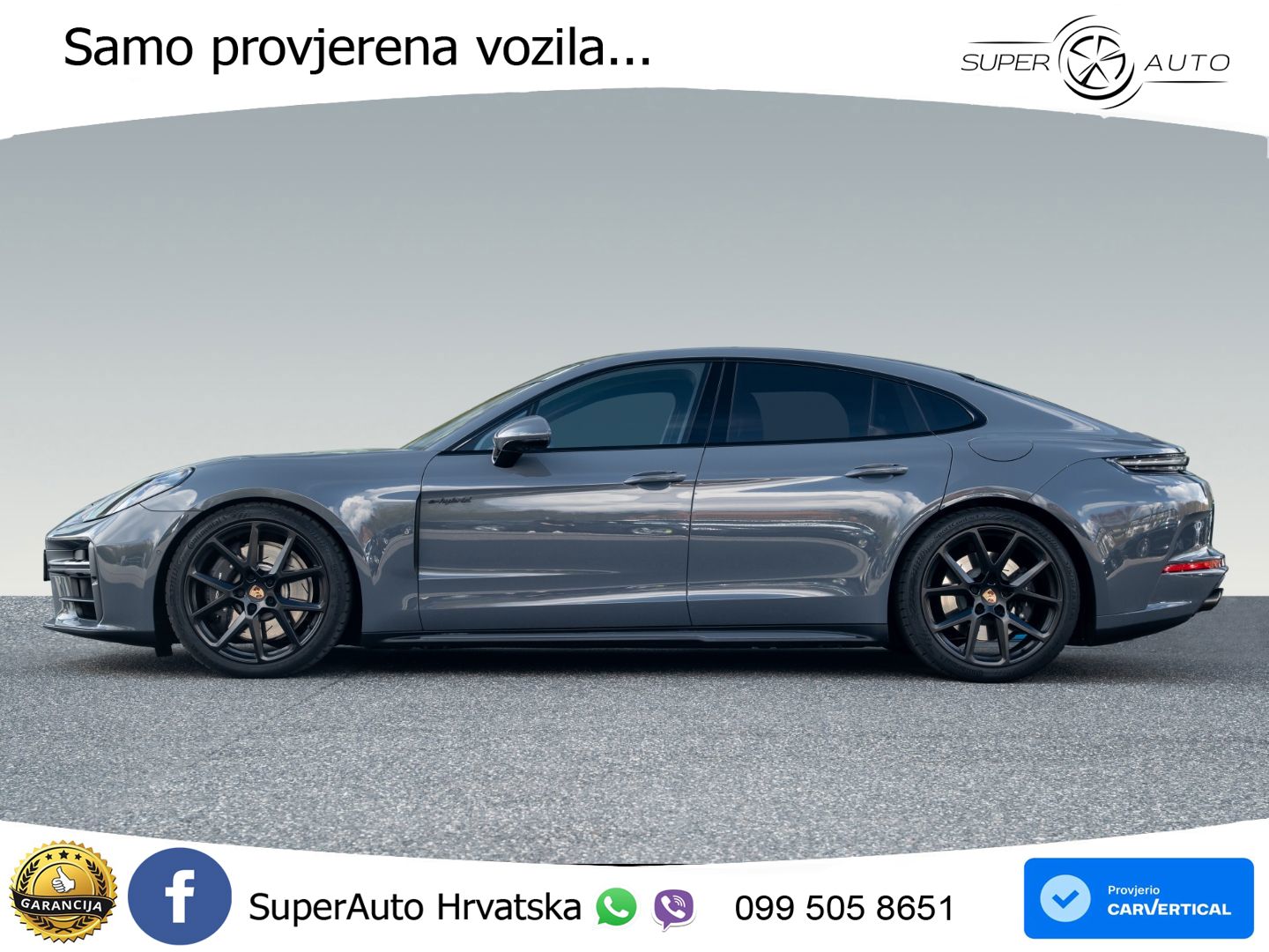 Porsche Panamera 4 2.9 V6 (470 KS) E-Hybrid PDK ZRAČNI+ACC+GR SJED+KAM+PANO