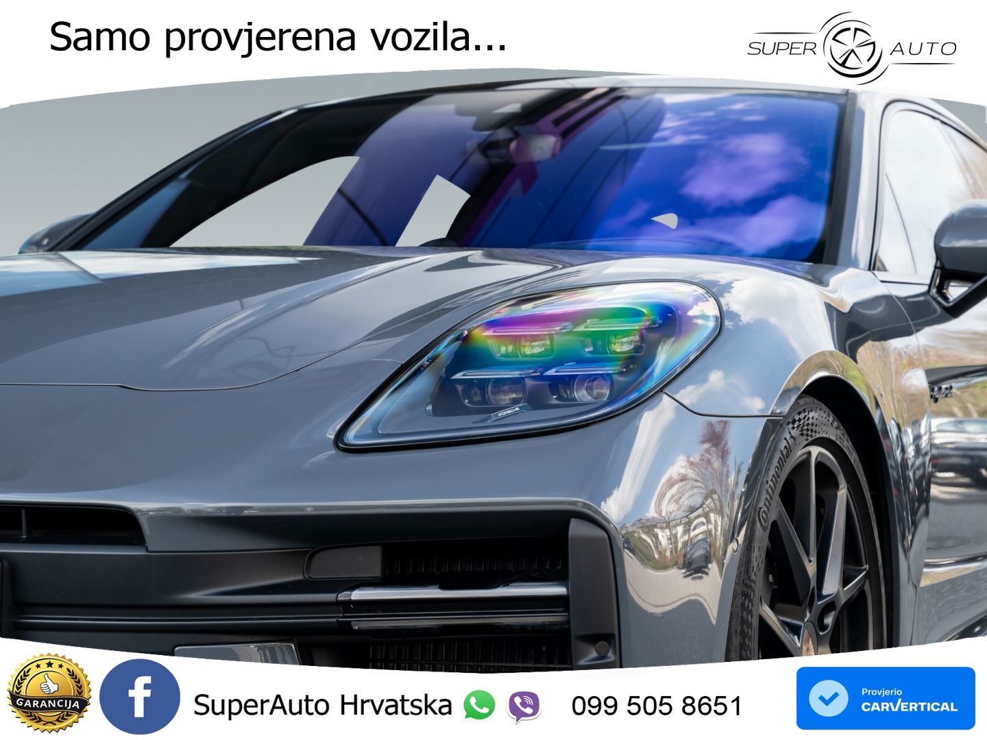 Porsche Panamera 4 2.9 V6 (470 KS) E-Hybrid PDK ZRAČNI+ACC+GR SJED+KAM+PANO