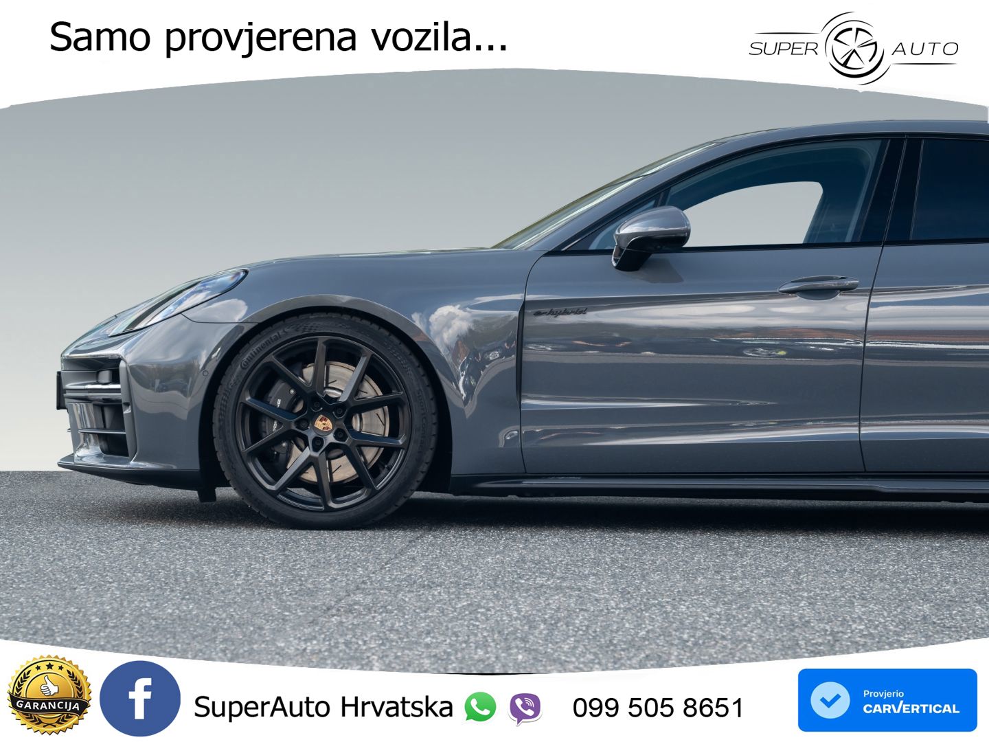 Porsche Panamera 4 2.9 V6 (470 KS) E-Hybrid PDK ZRAČNI+ACC+GR SJED+KAM+PANO