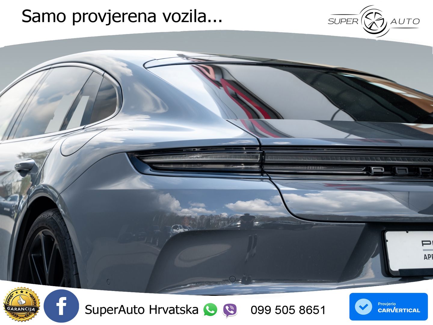 Porsche Panamera 4 2.9 V6 (470 KS) E-Hybrid PDK ZRAČNI+ACC+GR SJED+KAM+PANO