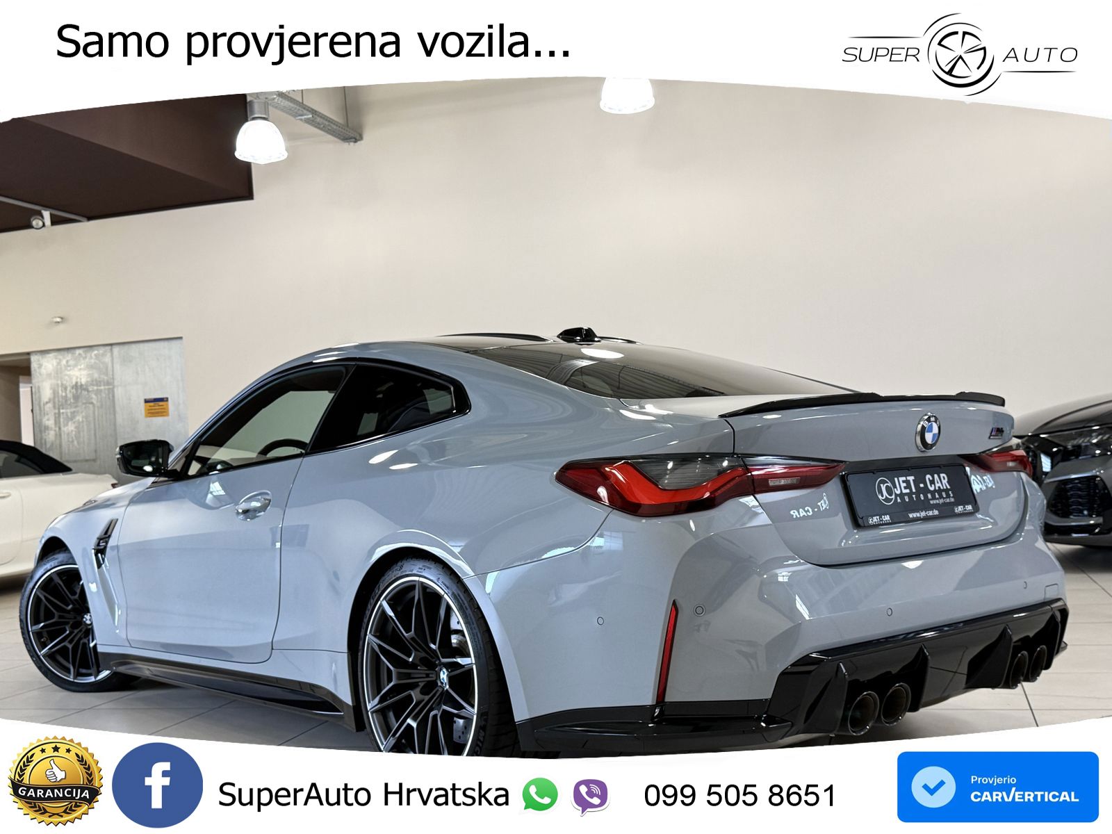 BMW M4 Competition 3.0 (510 KS) Steptronic LED+GR SJED+ACC
