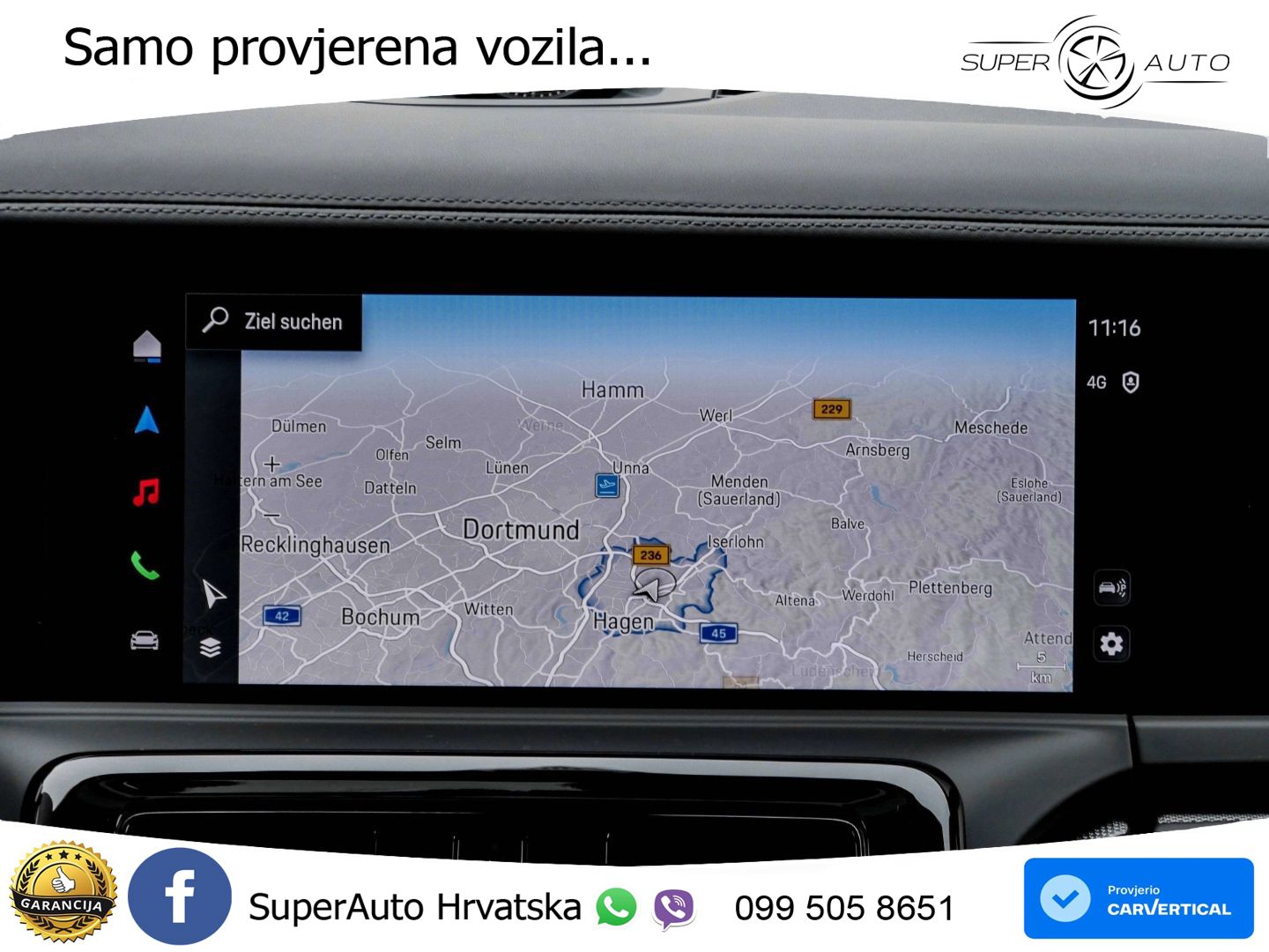 Porsche Panamera 4S 2.9 V6 (544 KS) E-Hybrid PDK ZRAČNI+ACC+GR SJED+KAM+PANO