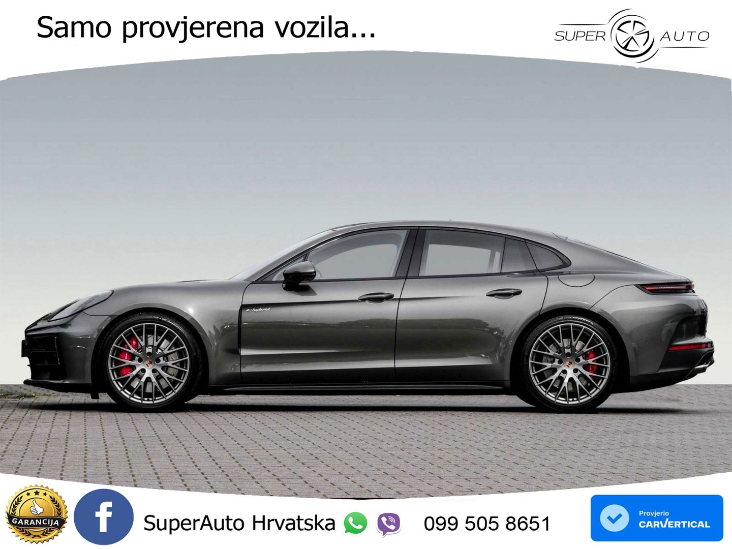 Porsche Panamera 4S 2.9 V6 (544 KS) E-Hybrid PDK ZRAČNI+ACC+GR SJED+KAM+PANO