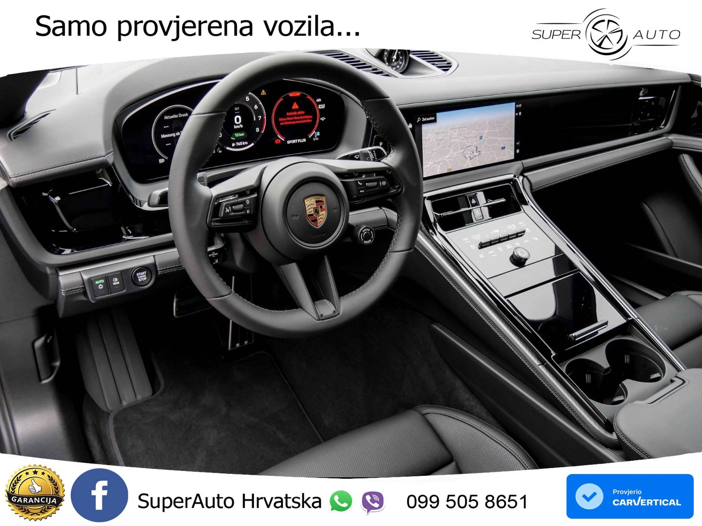 Porsche Panamera 4S 2.9 V6 (544 KS) E-Hybrid PDK ZRAČNI+ACC+GR SJED+KAM+PANO