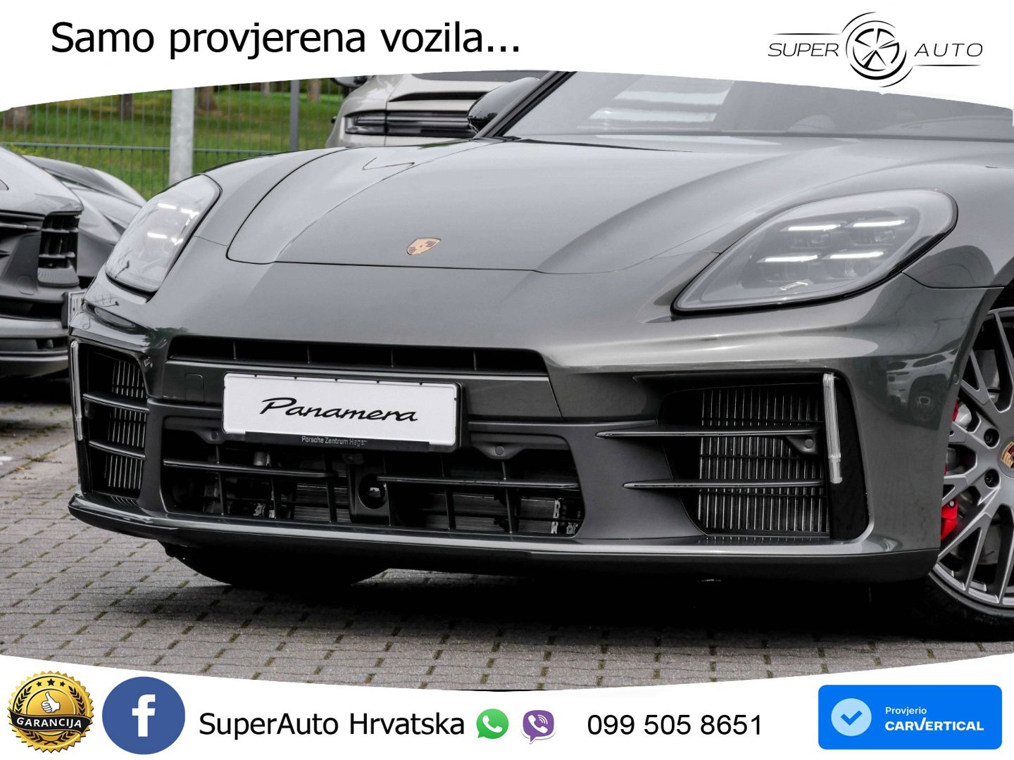Porsche Panamera 4S 2.9 V6 (544 KS) E-Hybrid PDK ZRAČNI+ACC+GR SJED+KAM+PANO