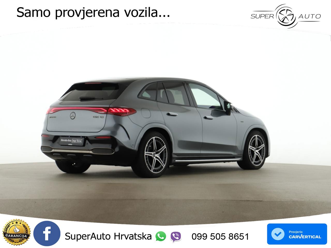Mercedes EQE SUV AMG 43 100 kWh (476 KS) 4MATIC ACC+HEAD+4xGR SJED+360+PANO