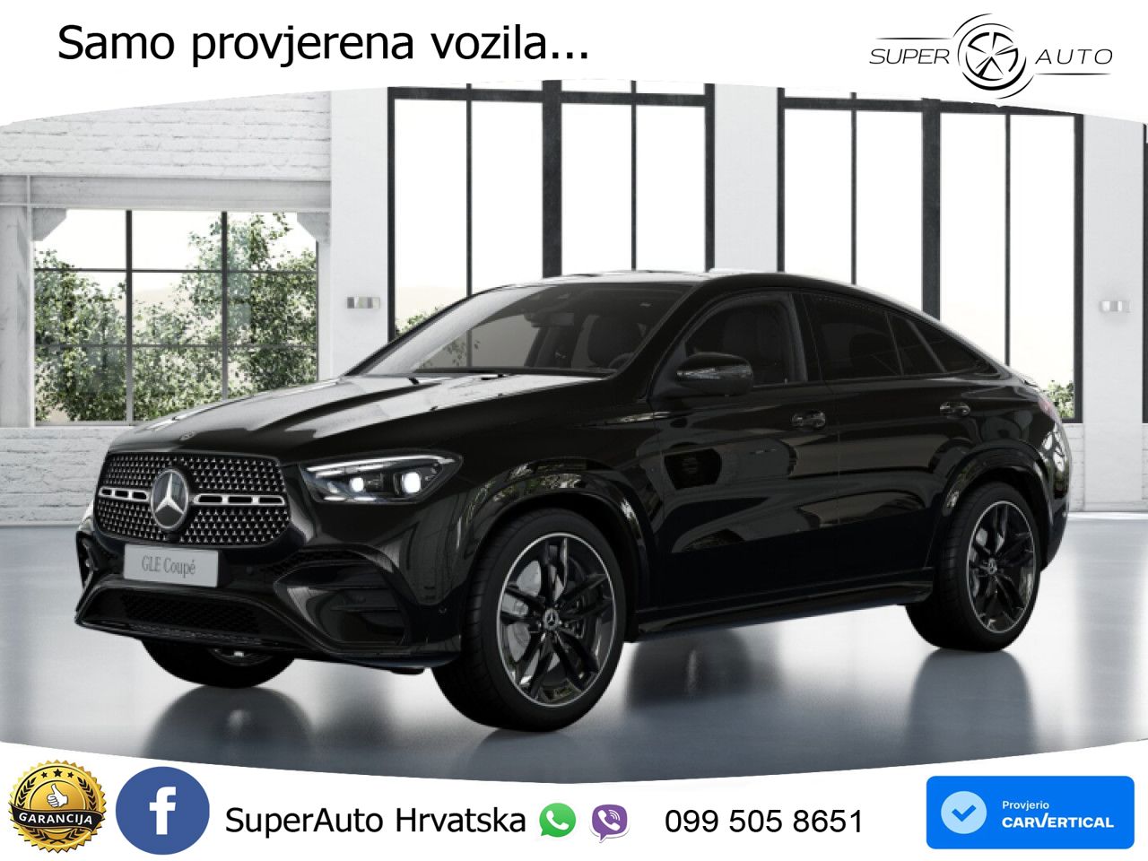 Mercedes GLE Coupe 450d (367 KS) EQ Boost 4MATIC 9G-TRONIC AMG LED+GR SJED+ACC