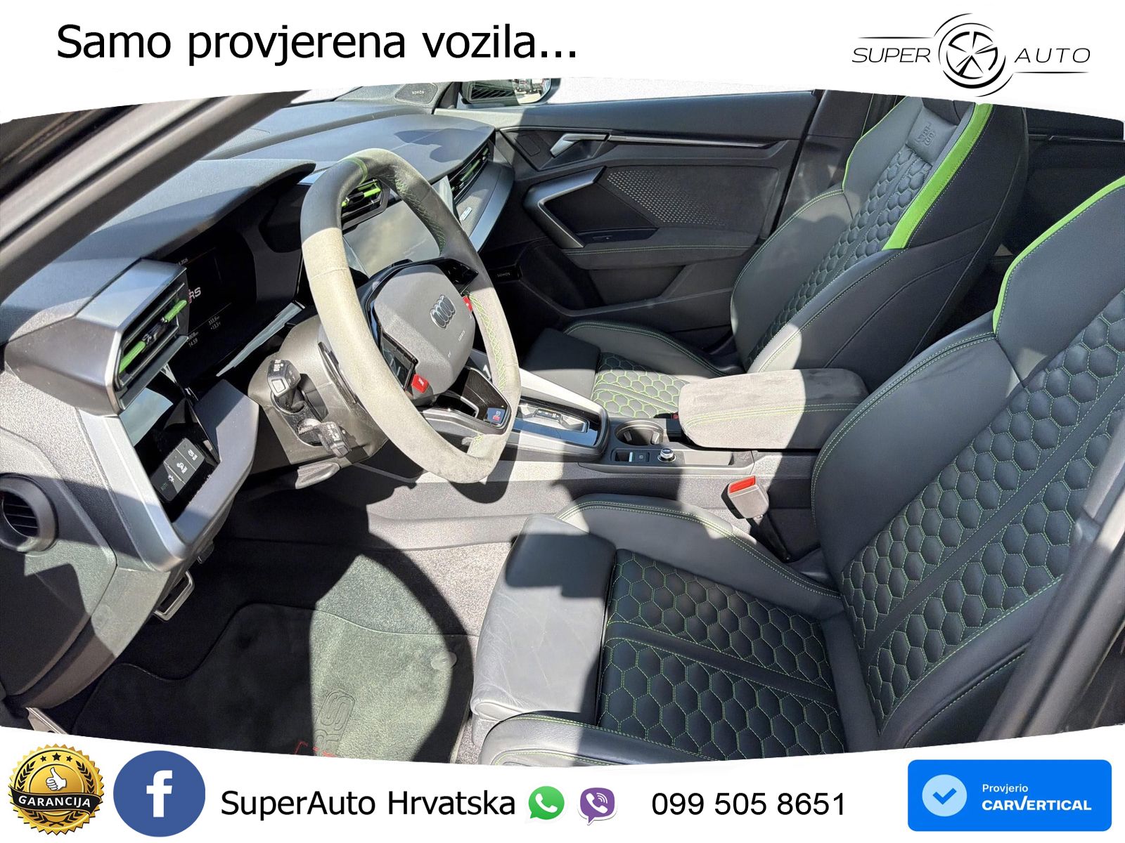 Audi RS3 Sedan 2.5 TFSI (400 KS) quattro S tronic LED+GR SJED+ACC