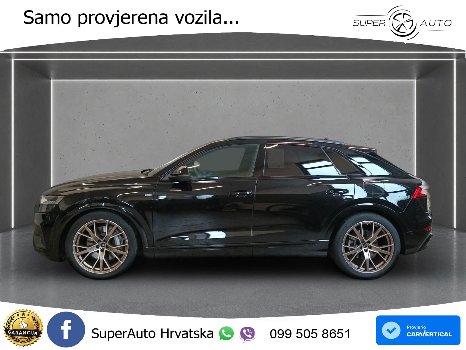 Audi Q8 55 TFSIe V6 (381 KS) quattro tiptronic 2x S line LED+GR SJED+ACC