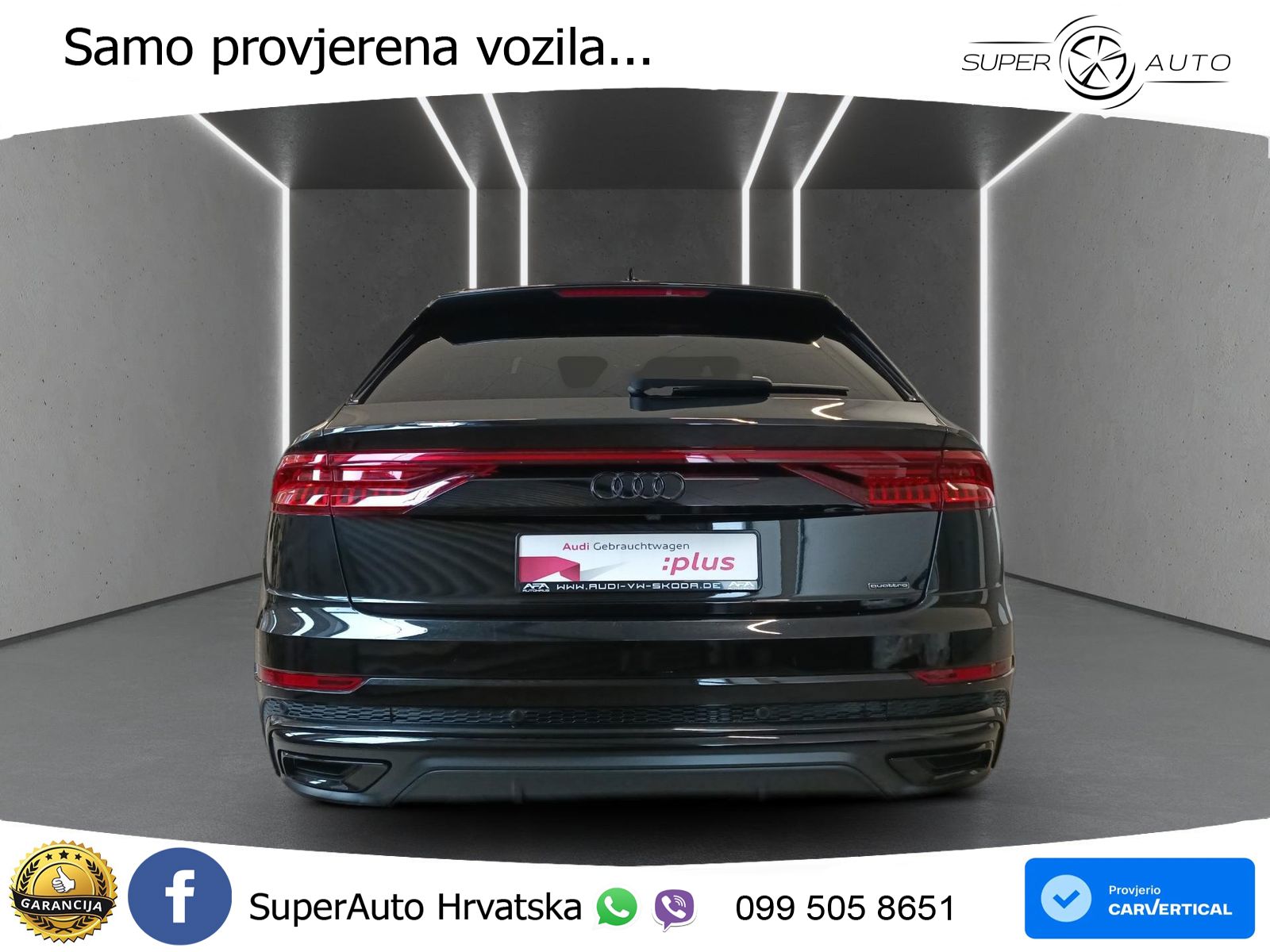 Audi Q8 55 TFSIe V6 (381 KS) quattro tiptronic 2x S line LED+GR SJED+ACC