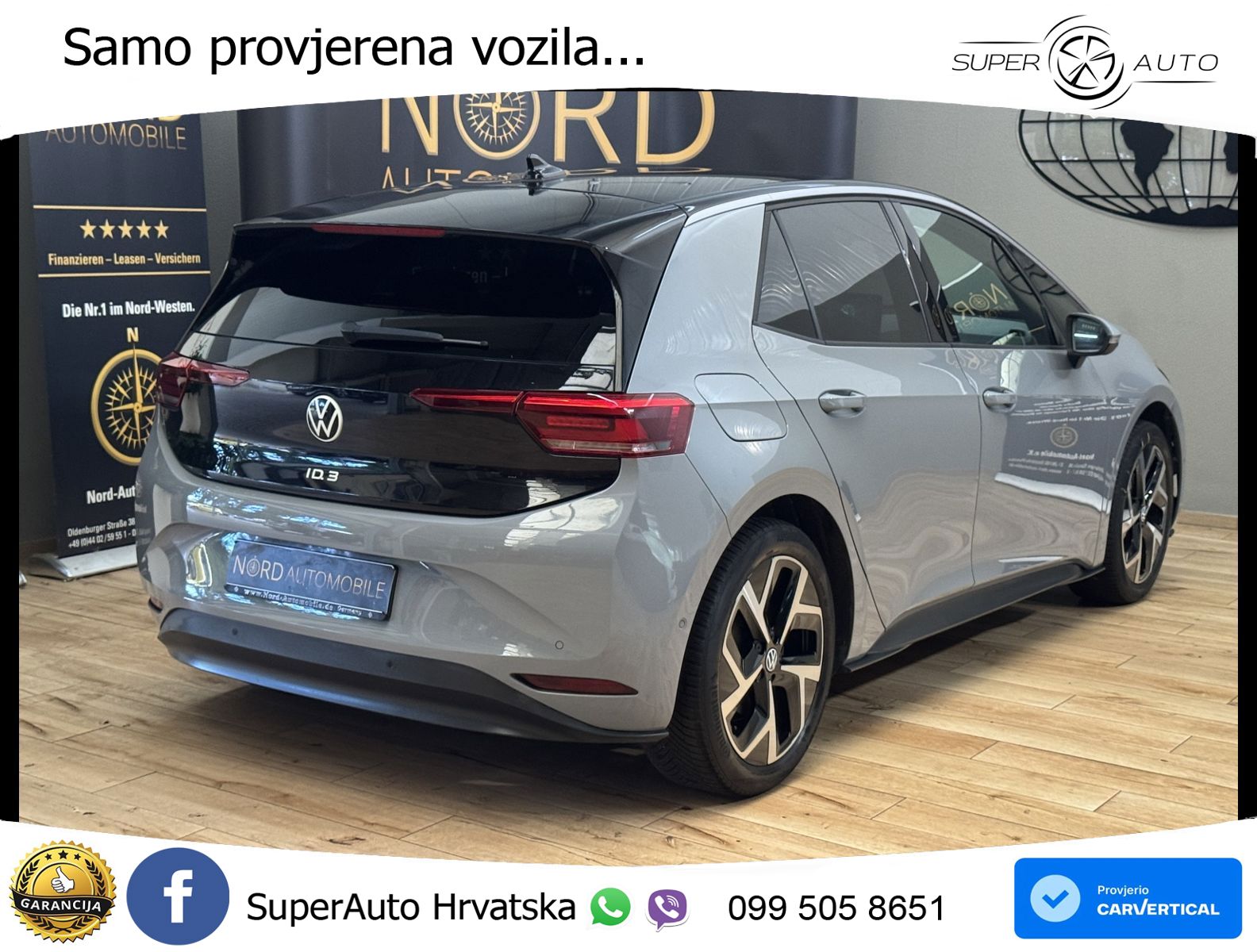 Volkswagen ID.3 Pro 62 kWh (204 KS)