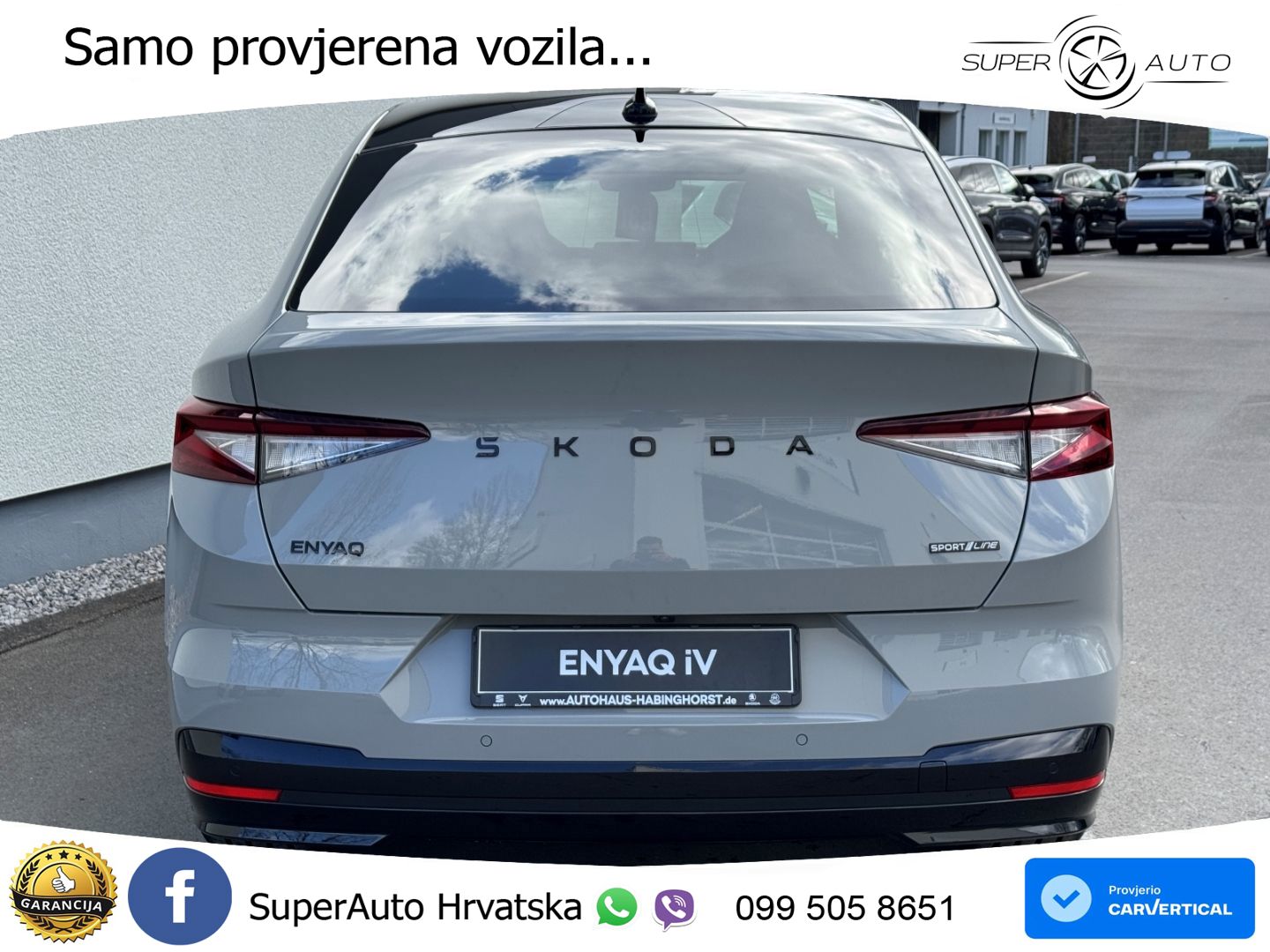 Škoda Enyaq Coupe iV 85 82 kWh (286 KS) SportLine LED+GR SJED+ACC