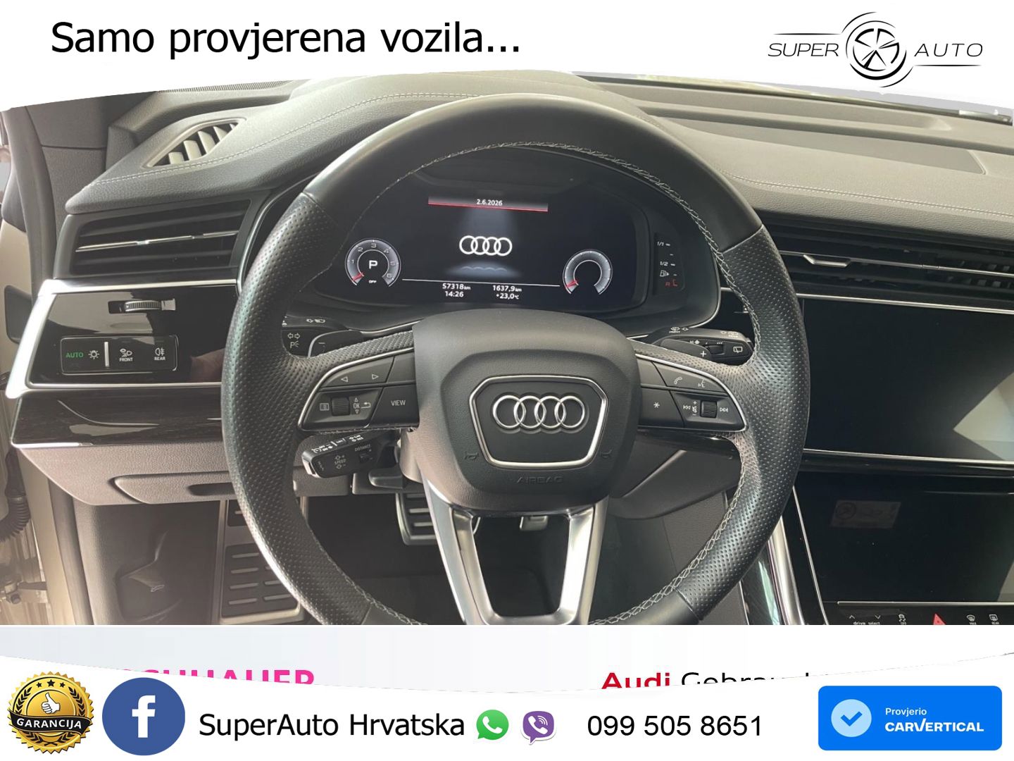 Audi Q8 50 TDI V6 (286 KS) quattro Tiptronic