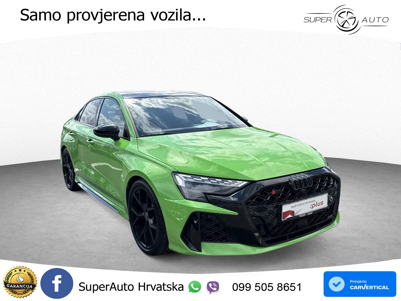 Audi RS3 Sedan 2.5 TFSI (400 KS) quattro S tronic LED+ACC