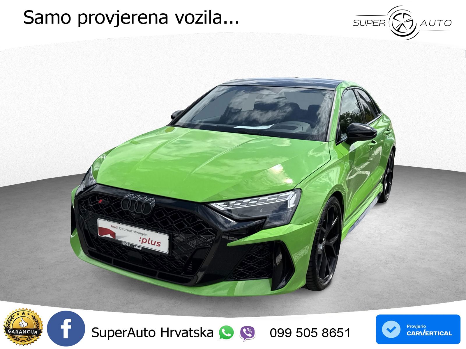 Audi RS3 Sedan 2.5 TFSI (400 KS) quattro S tronic LED+ACC