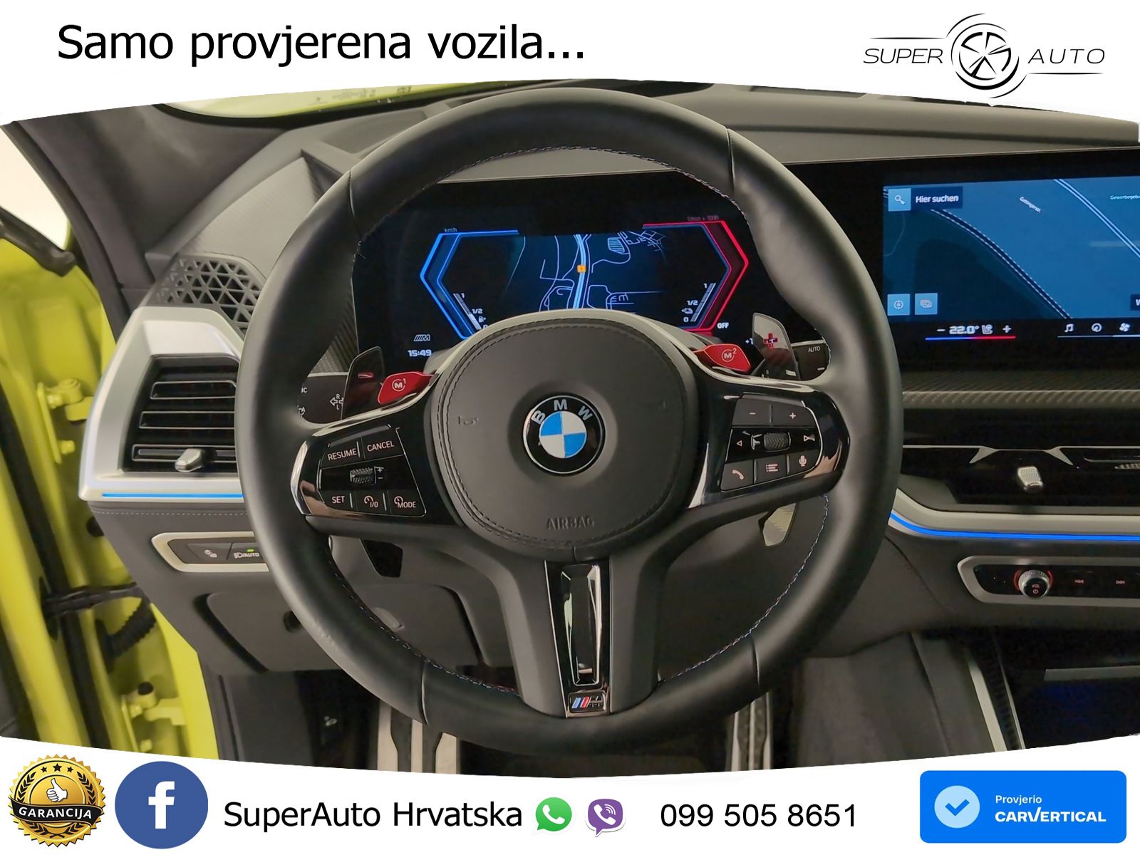 BMW XM 4.4 V8 (653 KS) xDrive Steptronic LED+GR SJED+ACC