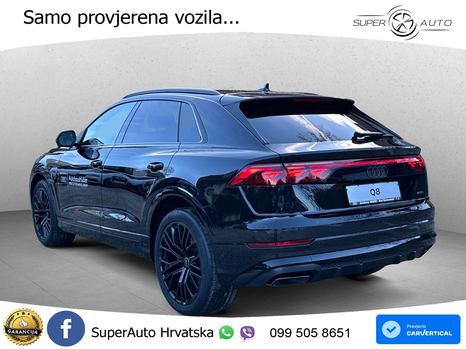 Audi Q8 50 TDI V6 (286 KS) quattro Tiptronic S line LED+GR SJED+ACC