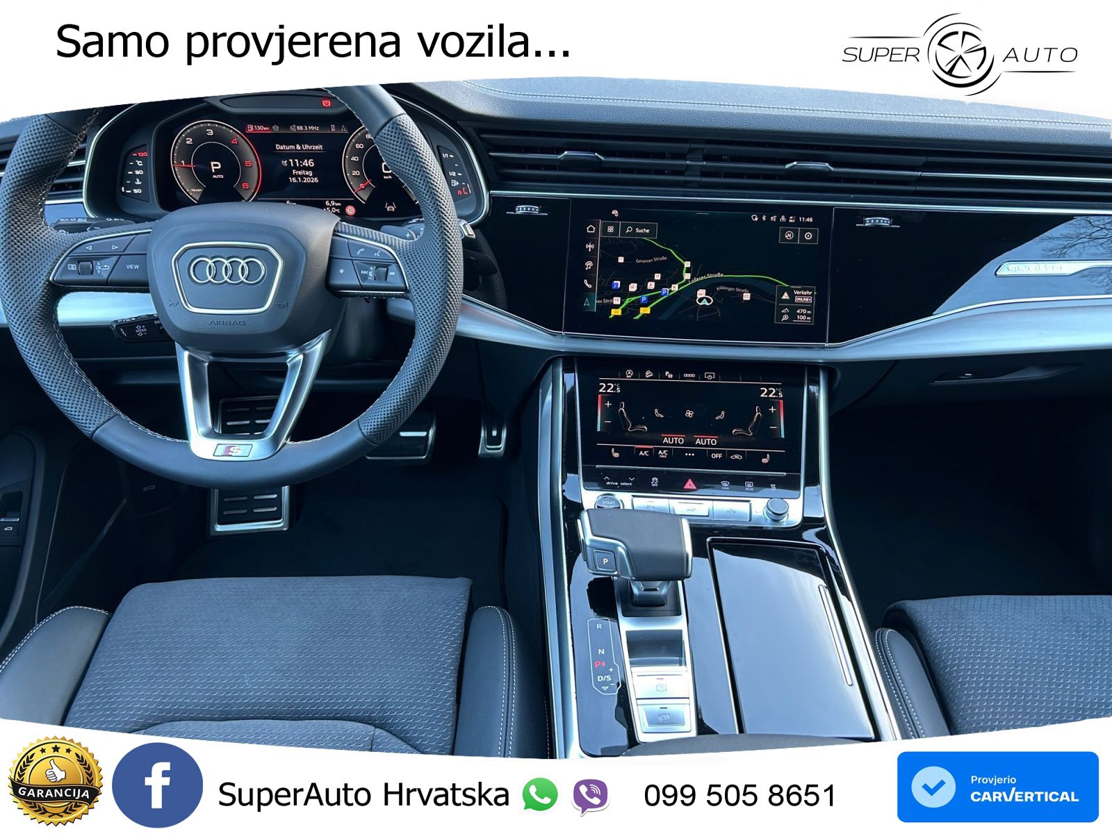 Audi Q8 50 TDI V6 (286 KS) quattro Tiptronic S line LED+GR SJED+ACC