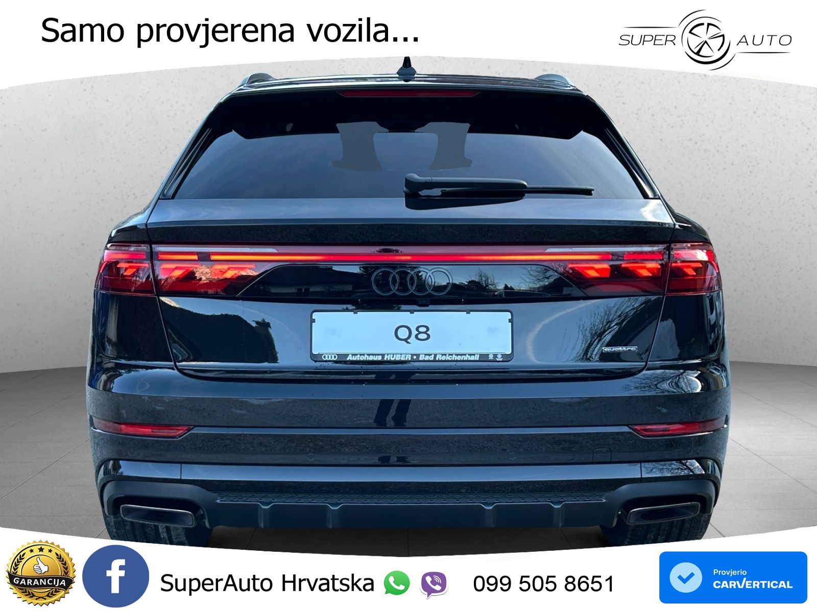 Audi Q8 50 TDI V6 (286 KS) quattro Tiptronic S line LED+GR SJED+ACC