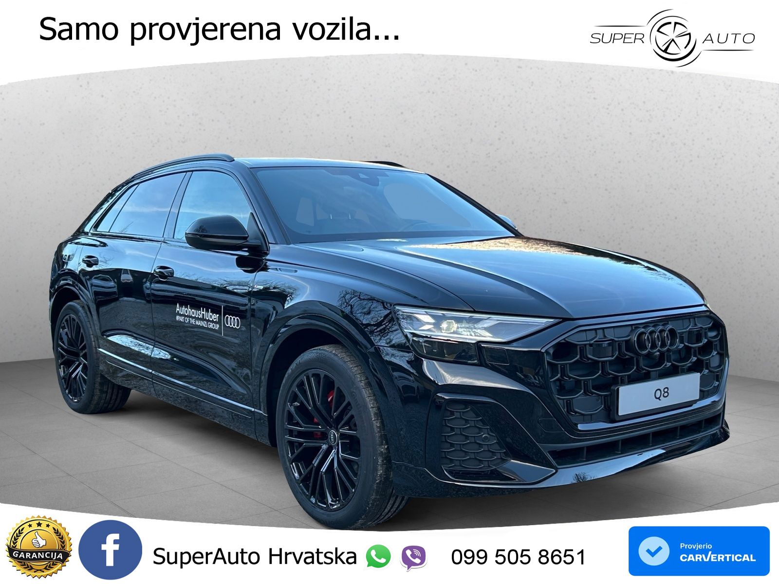Audi Q8 50 TDI V6 (286 KS) quattro Tiptronic S line LED+GR SJED+ACC