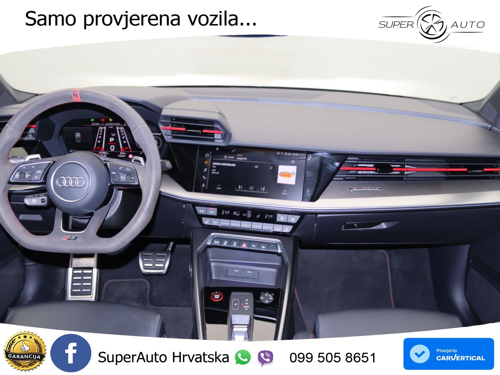 Audi RS3 Sedan 2.5 TFSI (400 KS) quattro S tronic LED+GR SJED+ACC