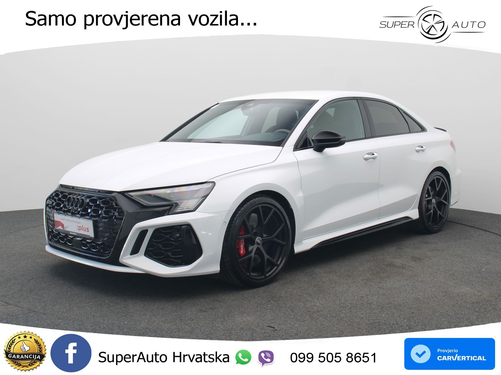 Audi RS3 Sedan 2.5 TFSI (400 KS) quattro S tronic LED+GR SJED+ACC