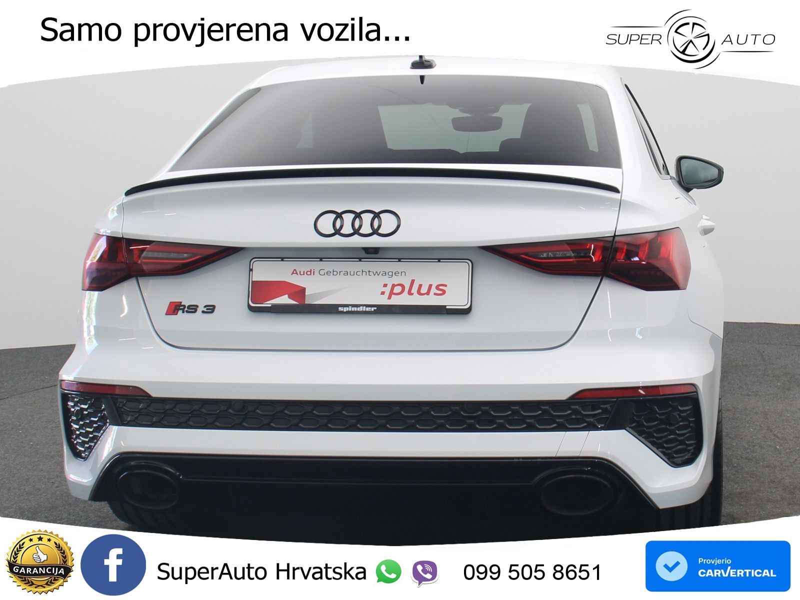Audi RS3 Sedan 2.5 TFSI (400 KS) quattro S tronic LED+GR SJED+ACC