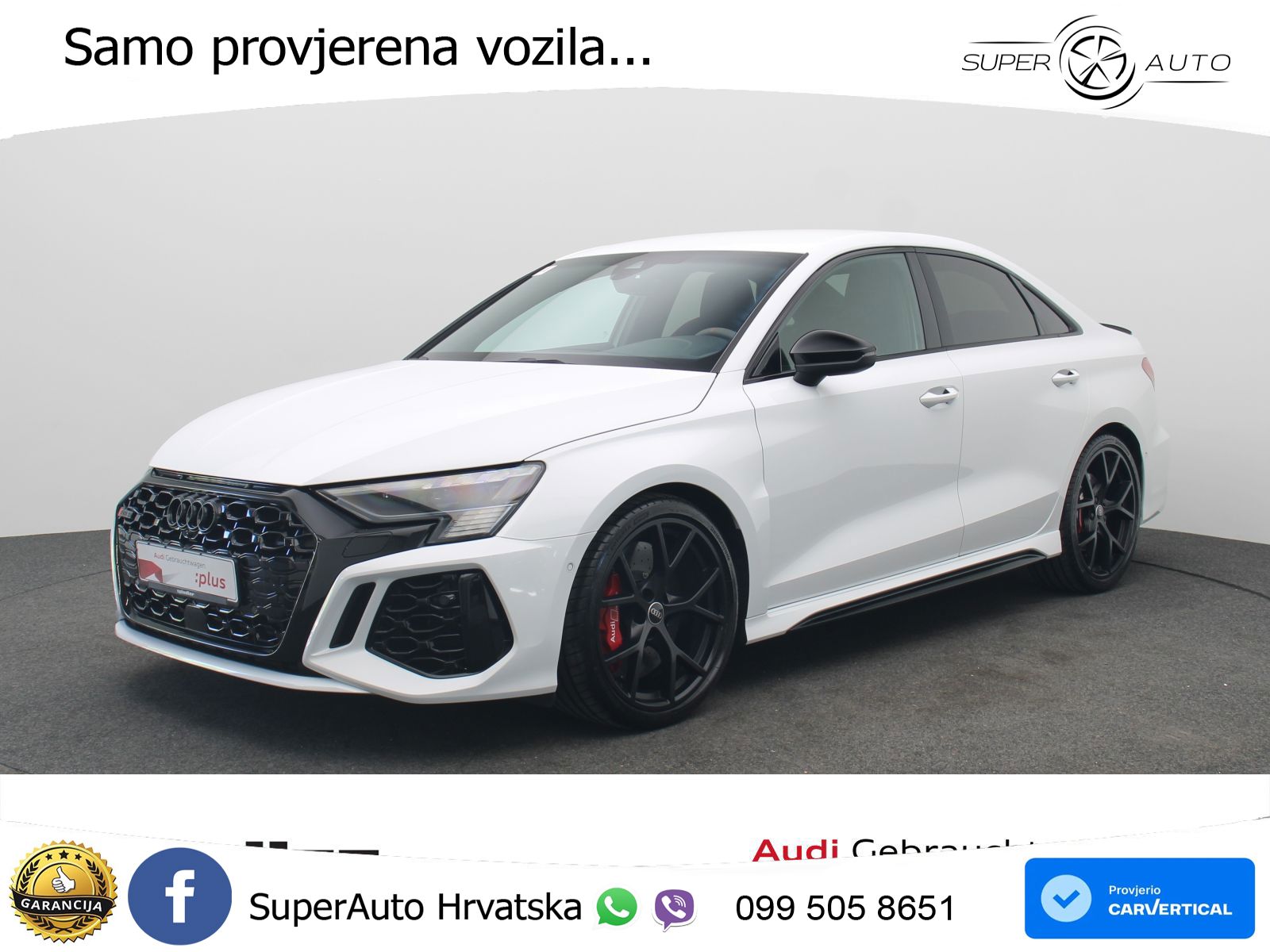 Audi RS3 Sedan 2.5 TFSI (400 KS) quattro S tronic LED+GR SJED+ACC