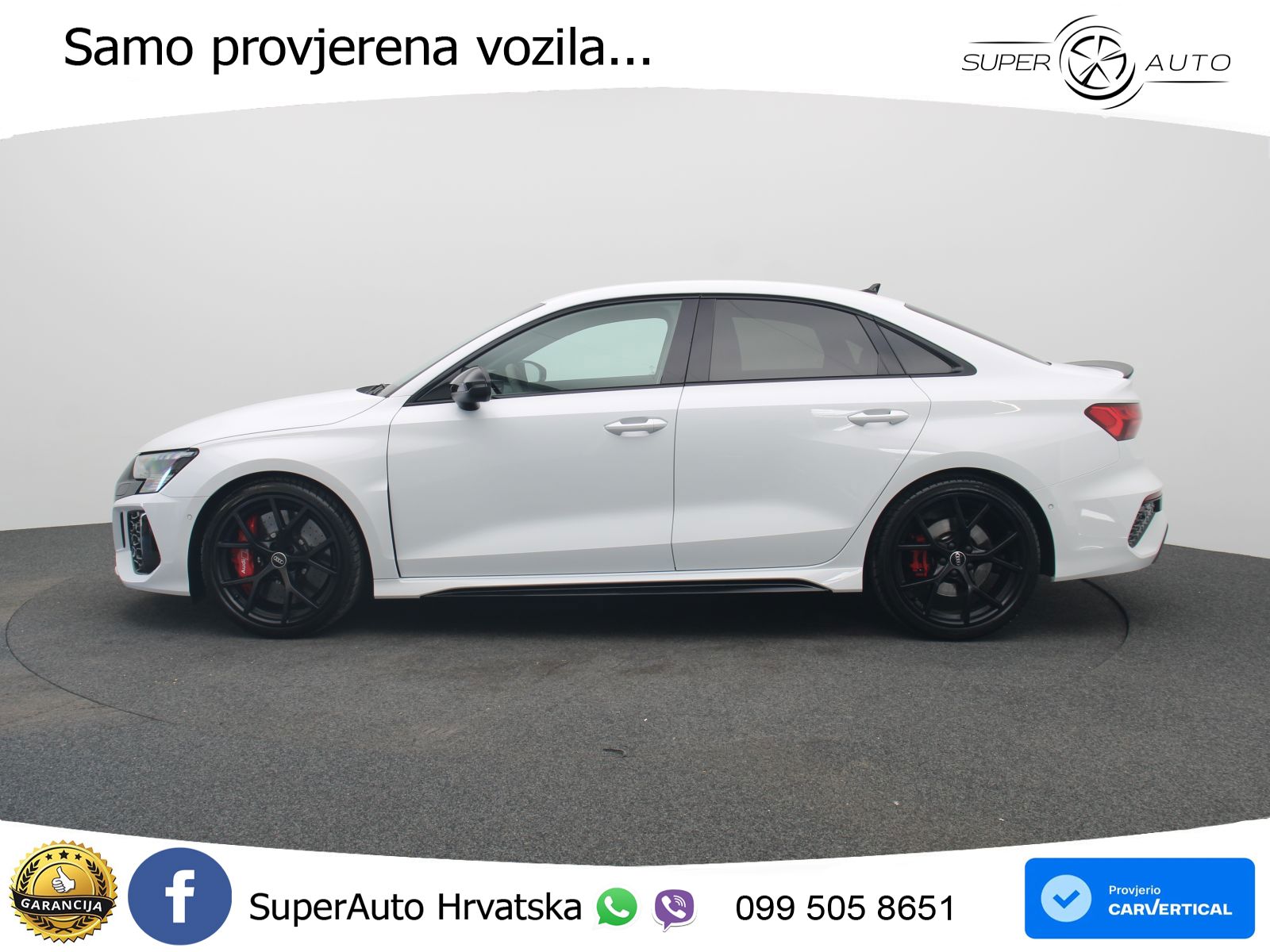 Audi RS3 Sedan 2.5 TFSI (400 KS) quattro S tronic LED+GR SJED+ACC