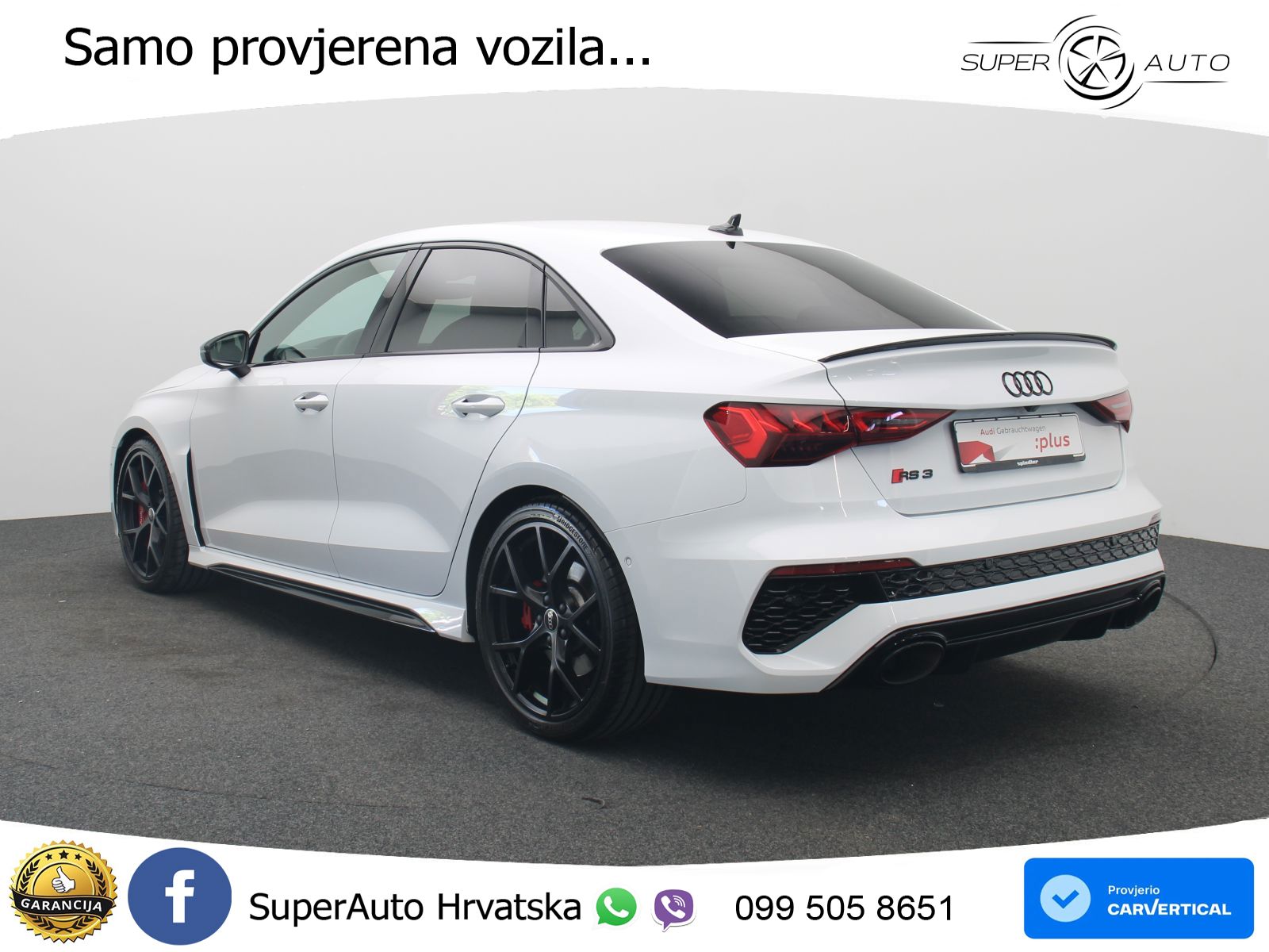 Audi RS3 Sedan 2.5 TFSI (400 KS) quattro S tronic LED+GR SJED+ACC