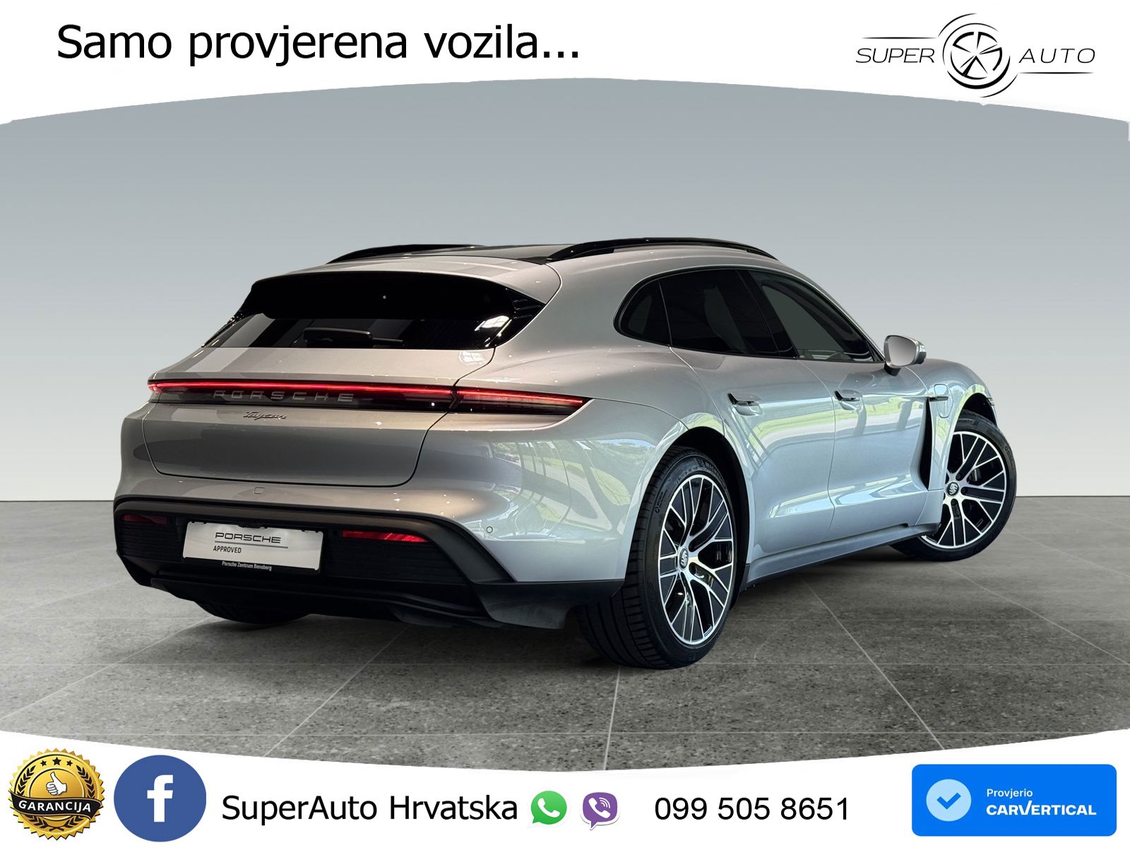 Porsche Taycan Sport Turismo Performance Plus 93.4 kWh (476 KS)