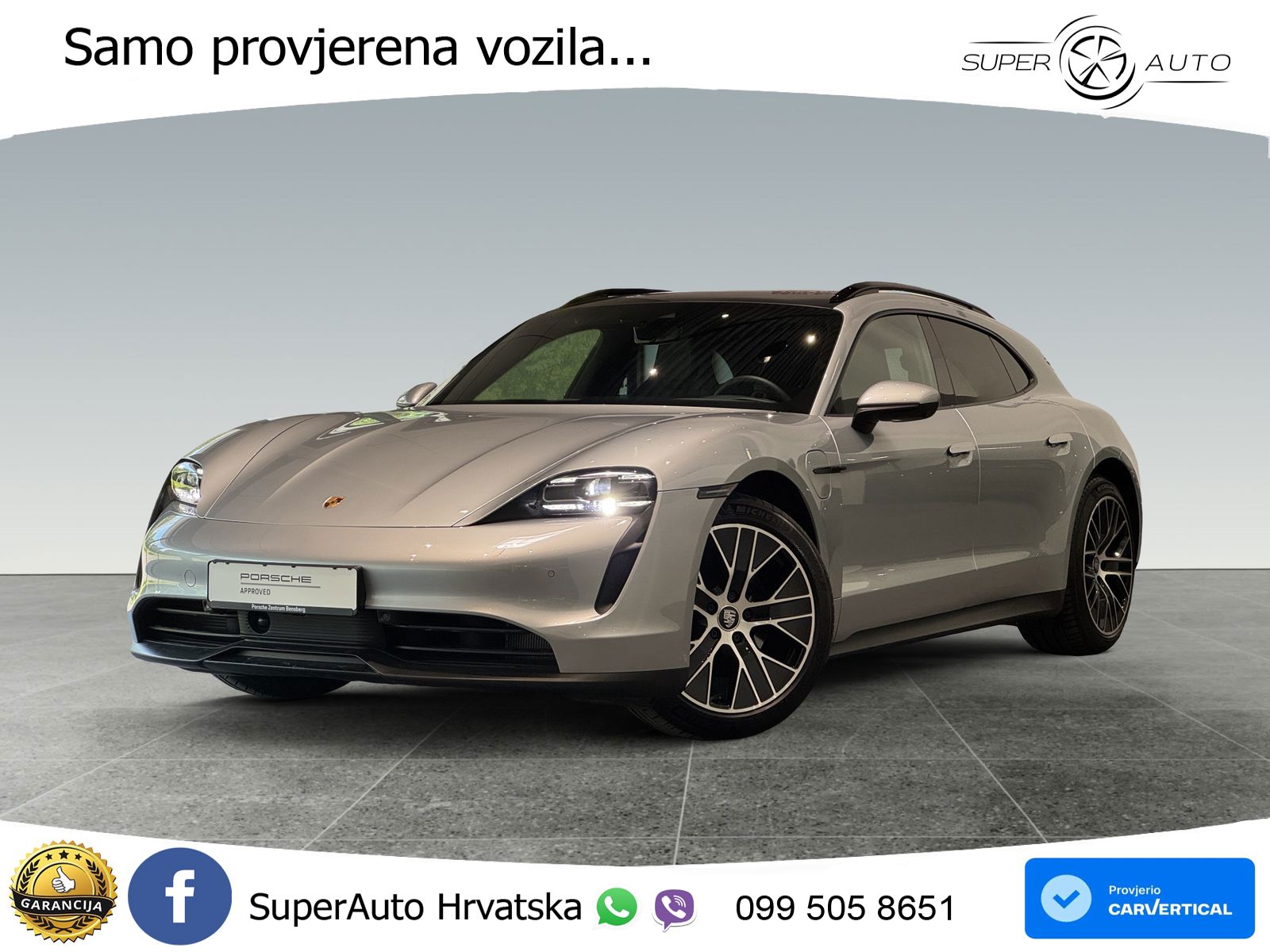 Porsche Taycan Sport Turismo Performance Plus 93.4 kWh (476 KS)
