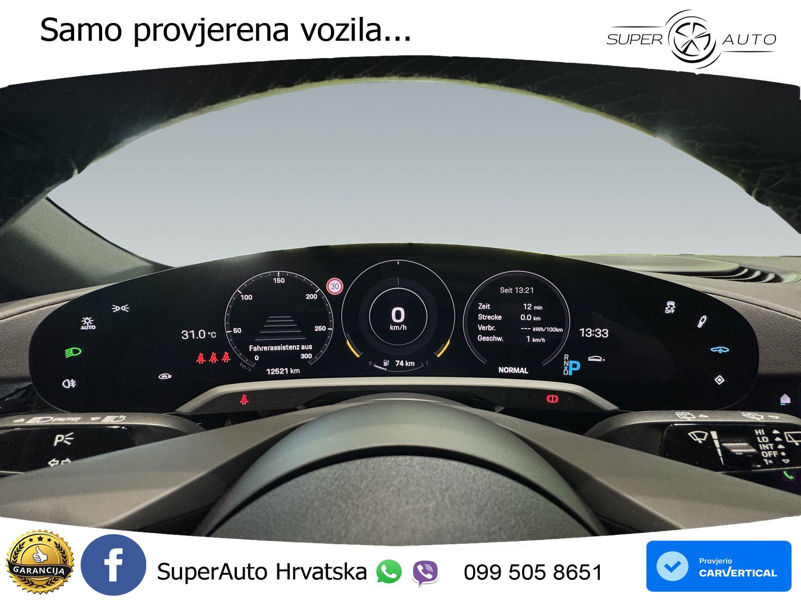 Porsche Taycan Sport Turismo Performance Plus 93.4 kWh (476 KS)