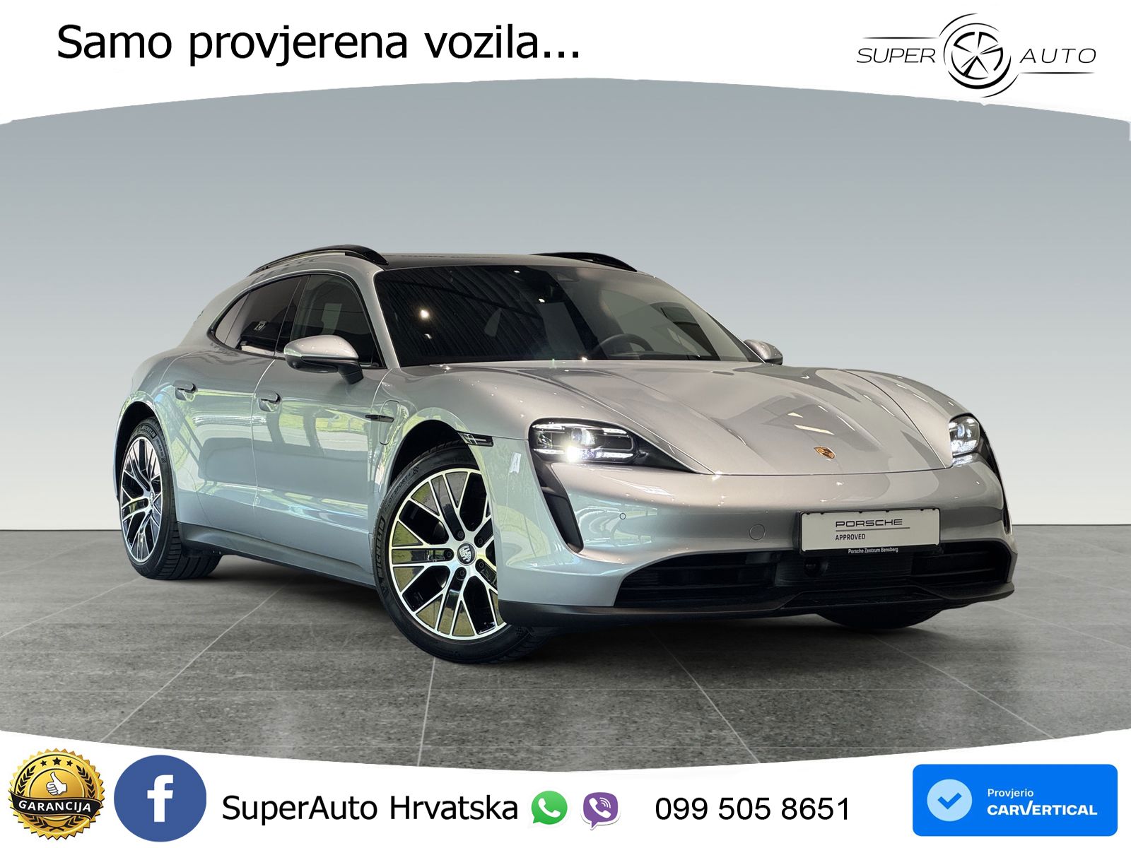 Porsche Taycan Sport Turismo Performance Plus 93.4 kWh (476 KS)
