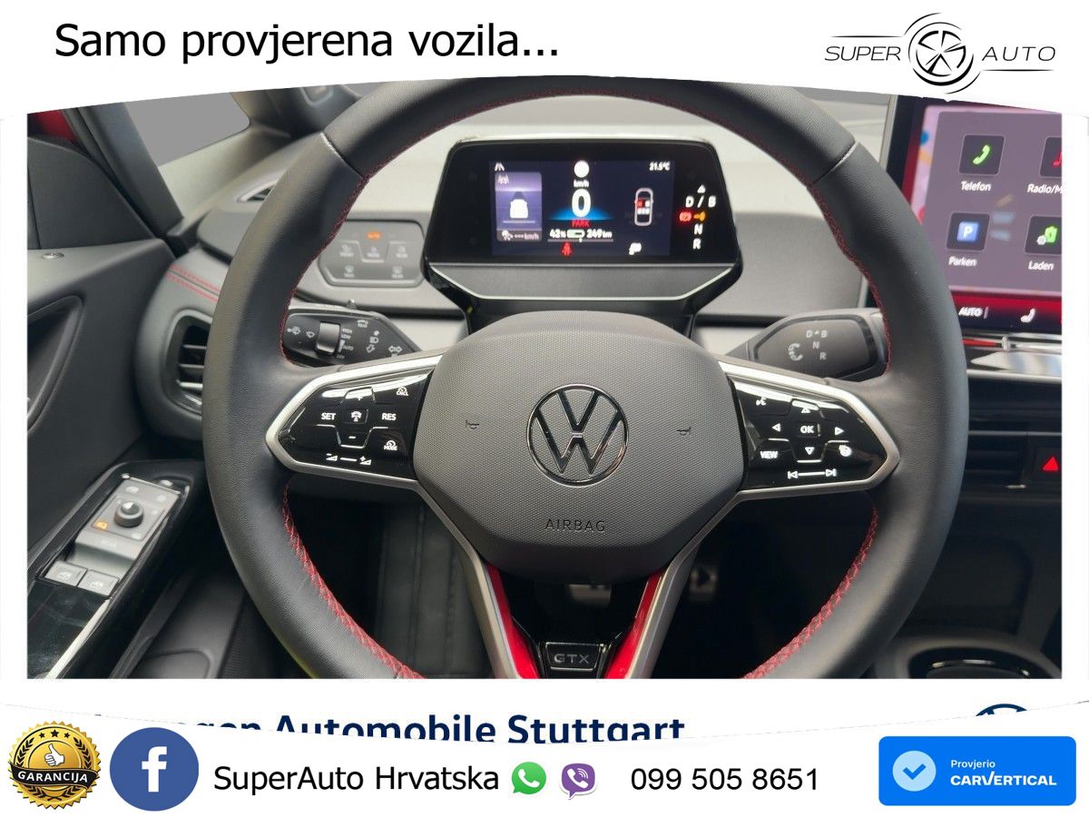 Volkswagen ID.3 GTX 84 kWh (286 KS) LED+GR SJED+ACC
