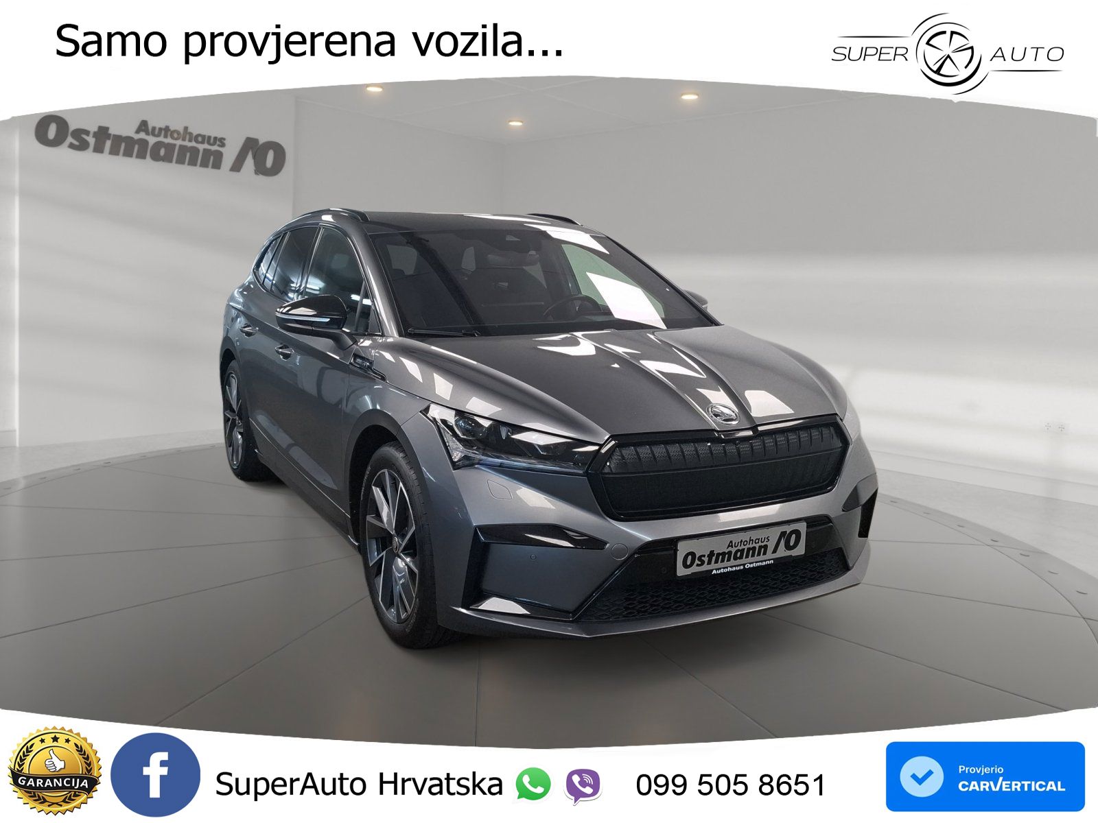 Škoda Enyaq iV 80x 82 kWh (265 KS) AWD SportLine LED+GR SJED+ACC
