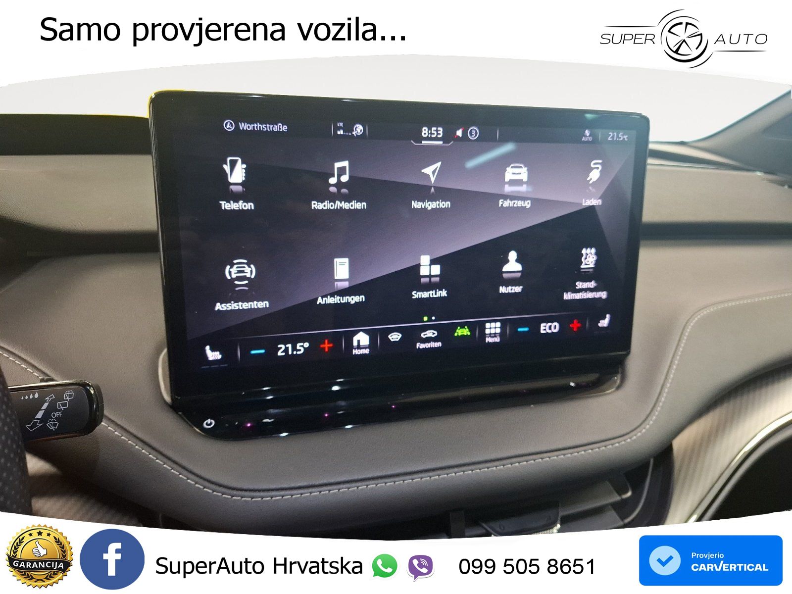 Škoda Enyaq iV 80x 82 kWh (265 KS) AWD SportLine LED+GR SJED+ACC