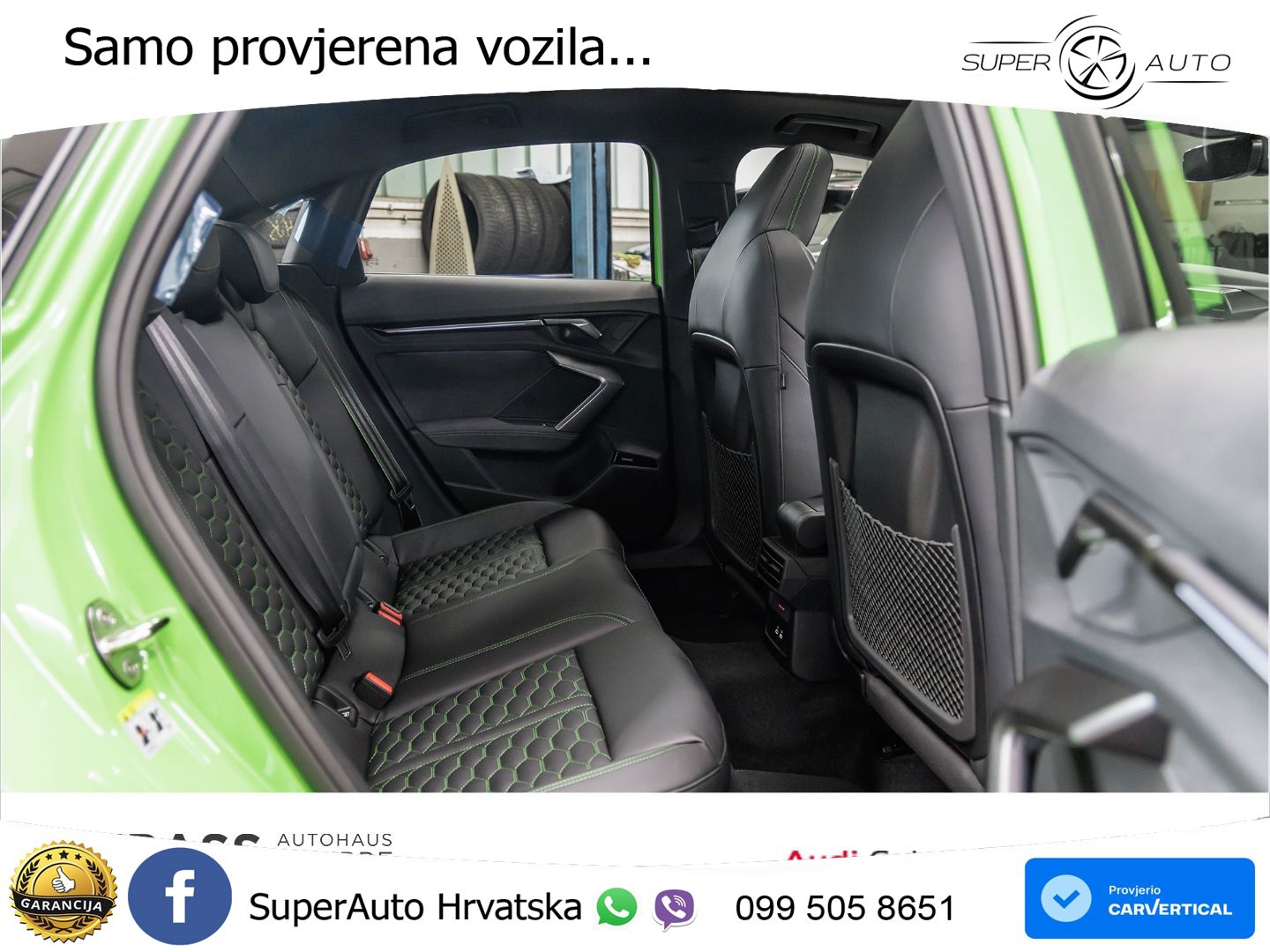 Audi RS3 Sedan 2.5 TFSI (400 KS) quattro S tronic LED+GR SJED+ACC