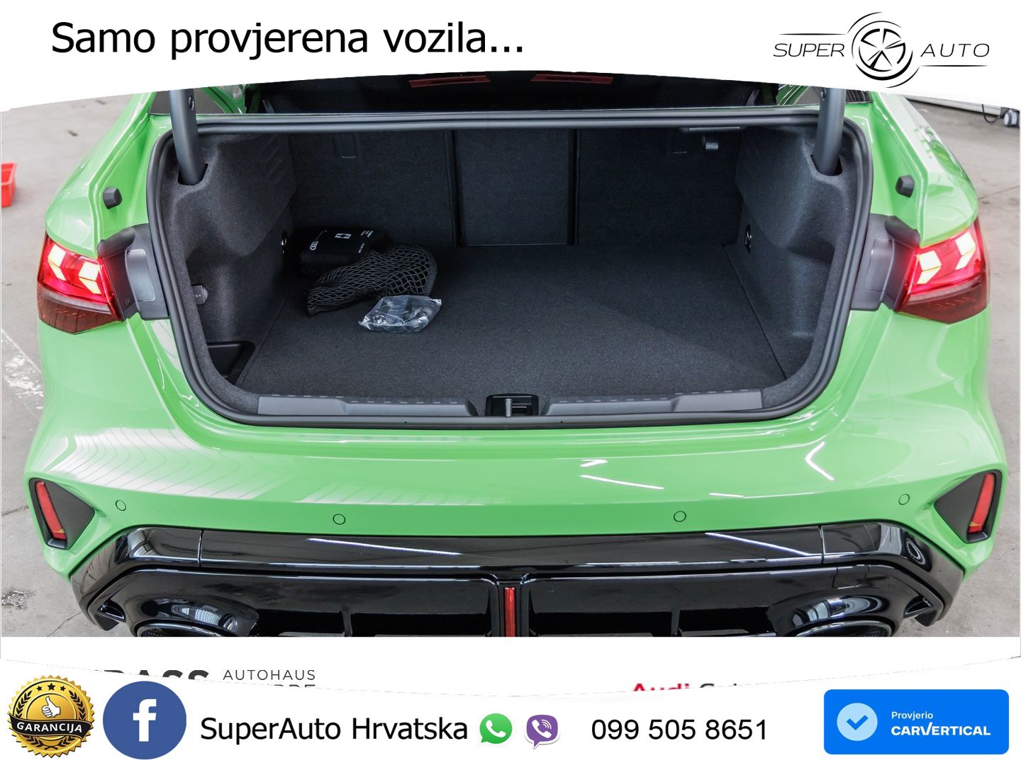 Audi RS3 Sedan 2.5 TFSI (400 KS) quattro S tronic LED+GR SJED+ACC