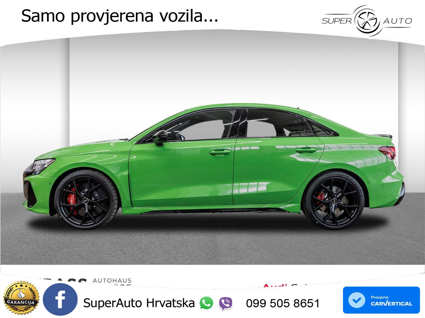 Audi RS3 Sedan 2.5 TFSI (400 KS) quattro S tronic LED+GR SJED+ACC
