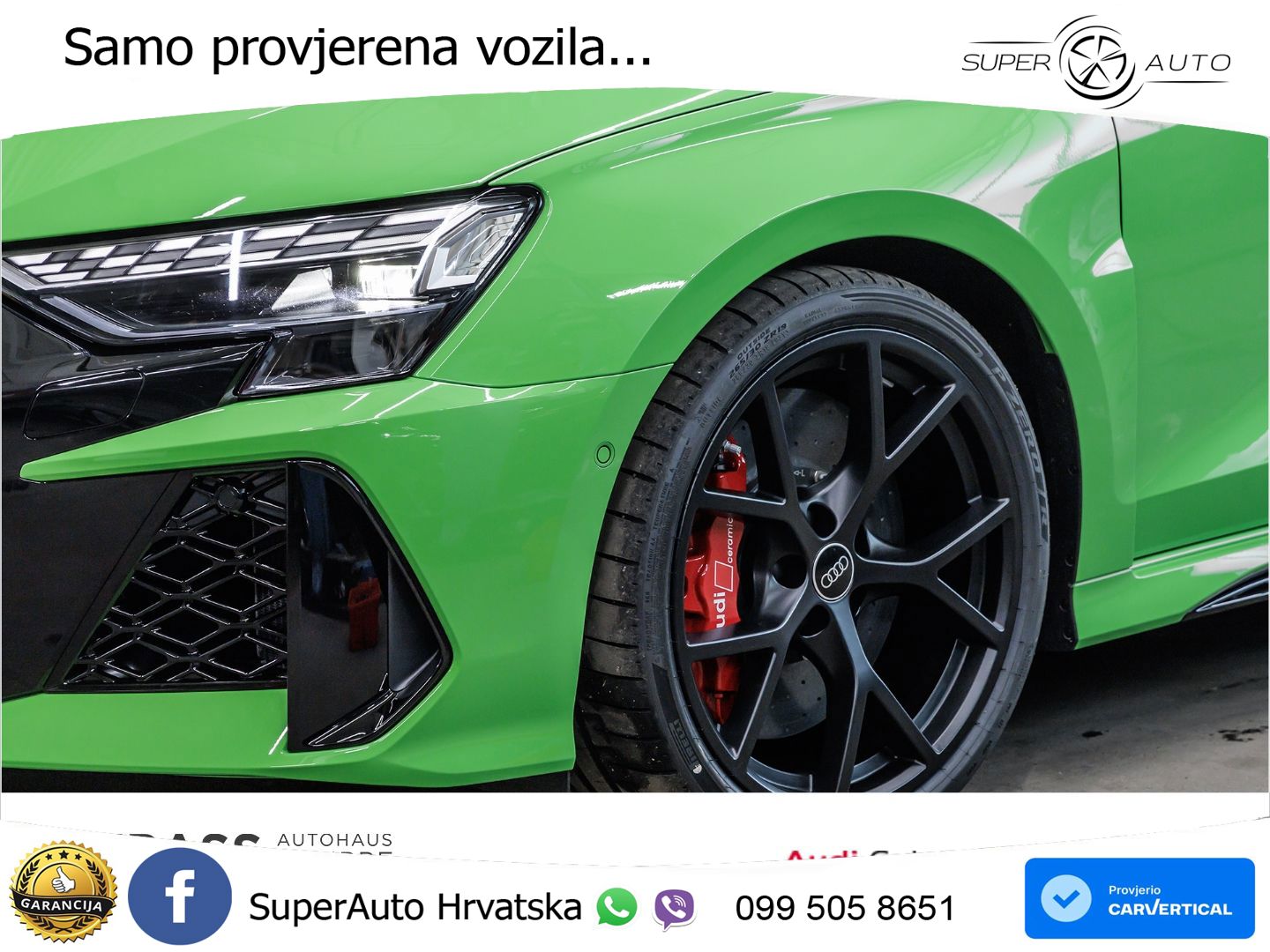 Audi RS3 Sedan 2.5 TFSI (400 KS) quattro S tronic LED+GR SJED+ACC