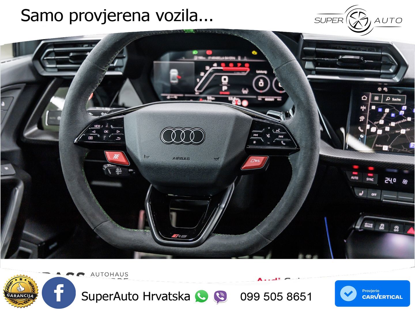 Audi RS3 Sedan 2.5 TFSI (400 KS) quattro S tronic LED+GR SJED+ACC