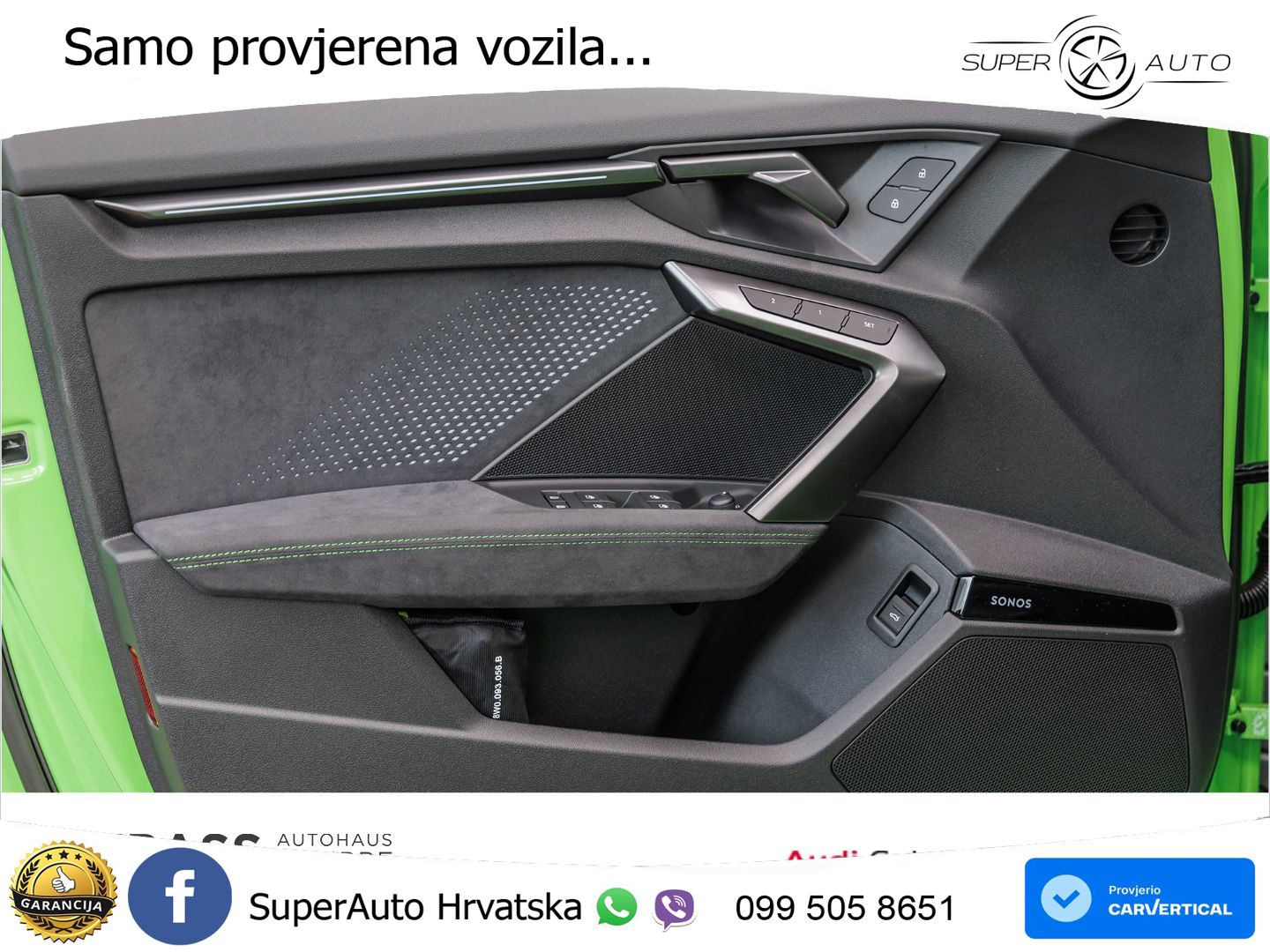 Audi RS3 Sedan 2.5 TFSI (400 KS) quattro S tronic LED+GR SJED+ACC