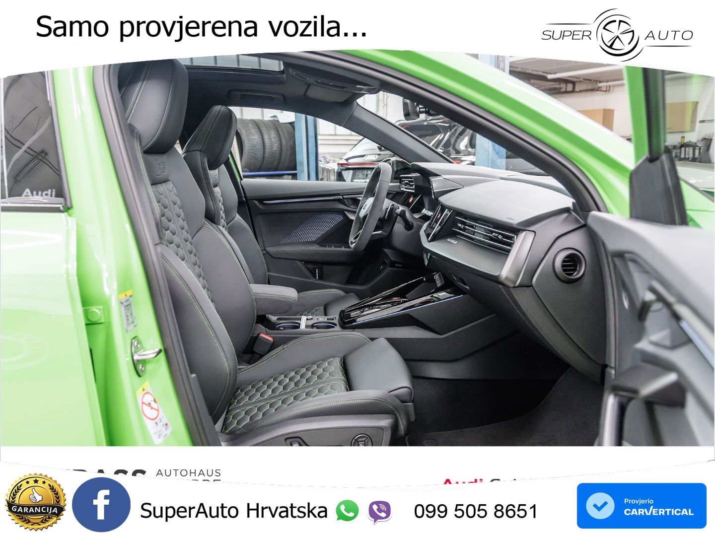 Audi RS3 Sedan 2.5 TFSI (400 KS) quattro S tronic LED+GR SJED+ACC