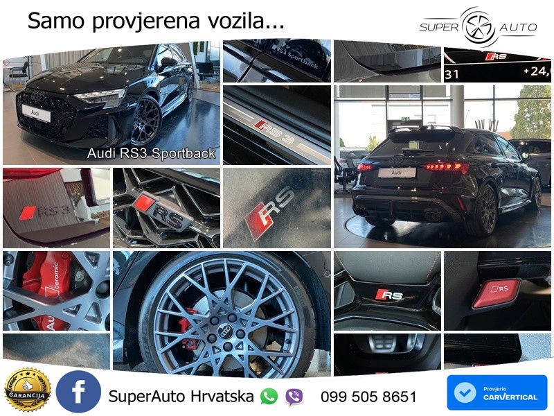 Audi RS3 Sedan 2.5 TFSI (400 KS) quattro S tronic LED+GR SJED+ACC