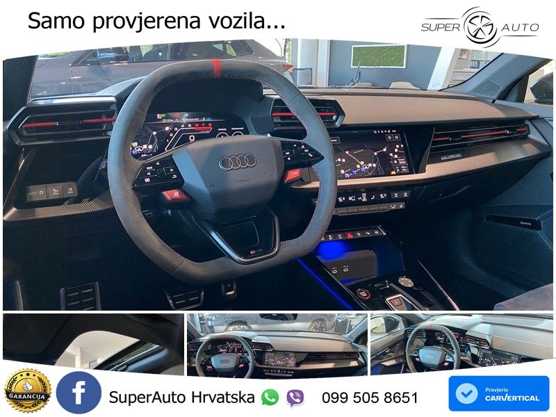Audi RS3 Sedan 2.5 TFSI (400 KS) quattro S tronic LED+GR SJED+ACC