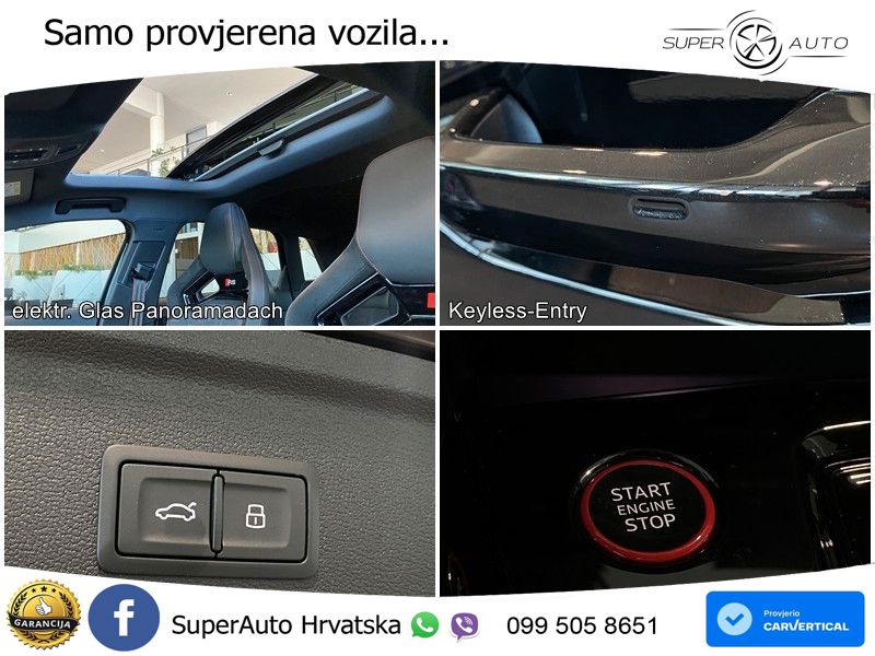 Audi RS3 Sedan 2.5 TFSI (400 KS) quattro S tronic LED+GR SJED+ACC