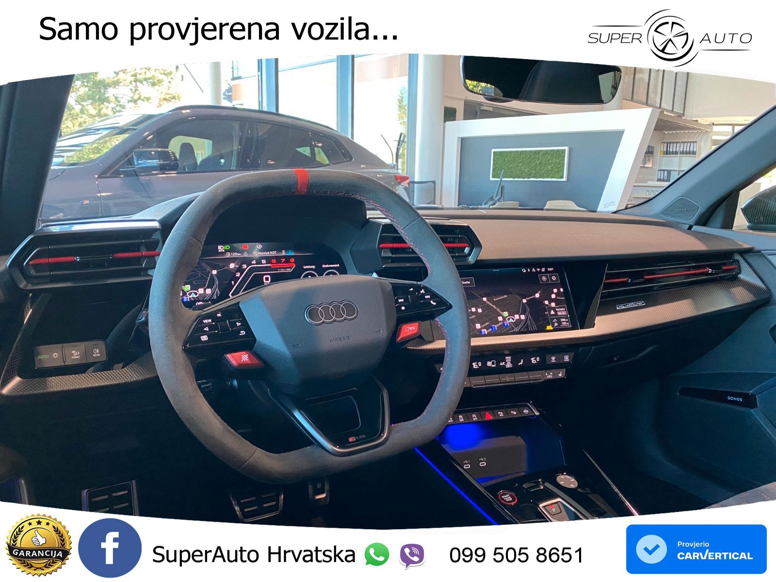 Audi RS3 Sedan 2.5 TFSI (400 KS) quattro S tronic LED+GR SJED+ACC