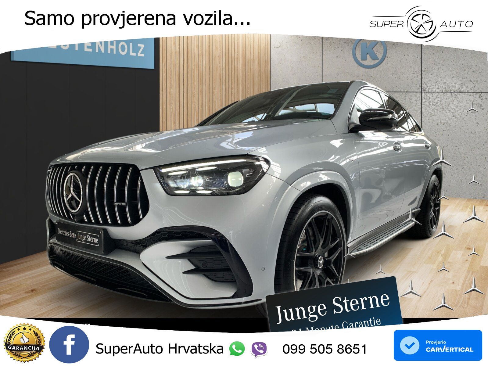 Mercedes AMG GLE Coupe 53 (435 KS) EQ Boost 4MATIC+ AMG SPEEDSHIFT TCT 9G LED+GR SJED+ACC