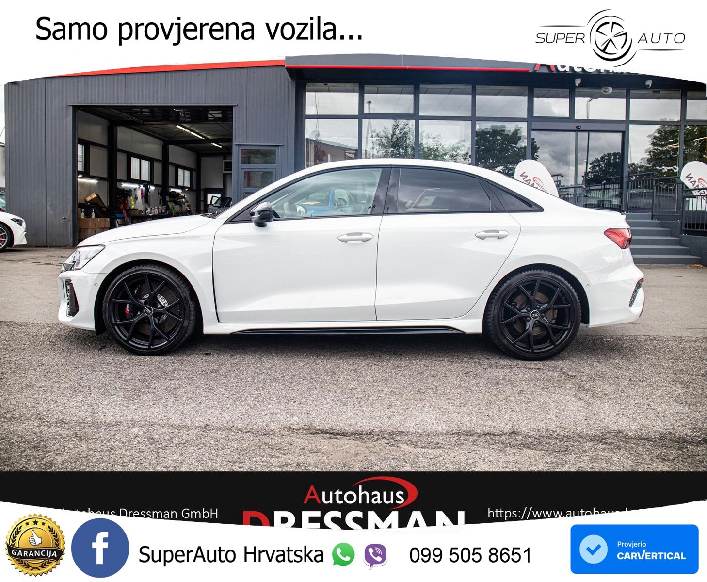 Audi RS3 Sedan 2.5 TFSI (400 KS) quattro S tronic LED+GR SJED+ACC